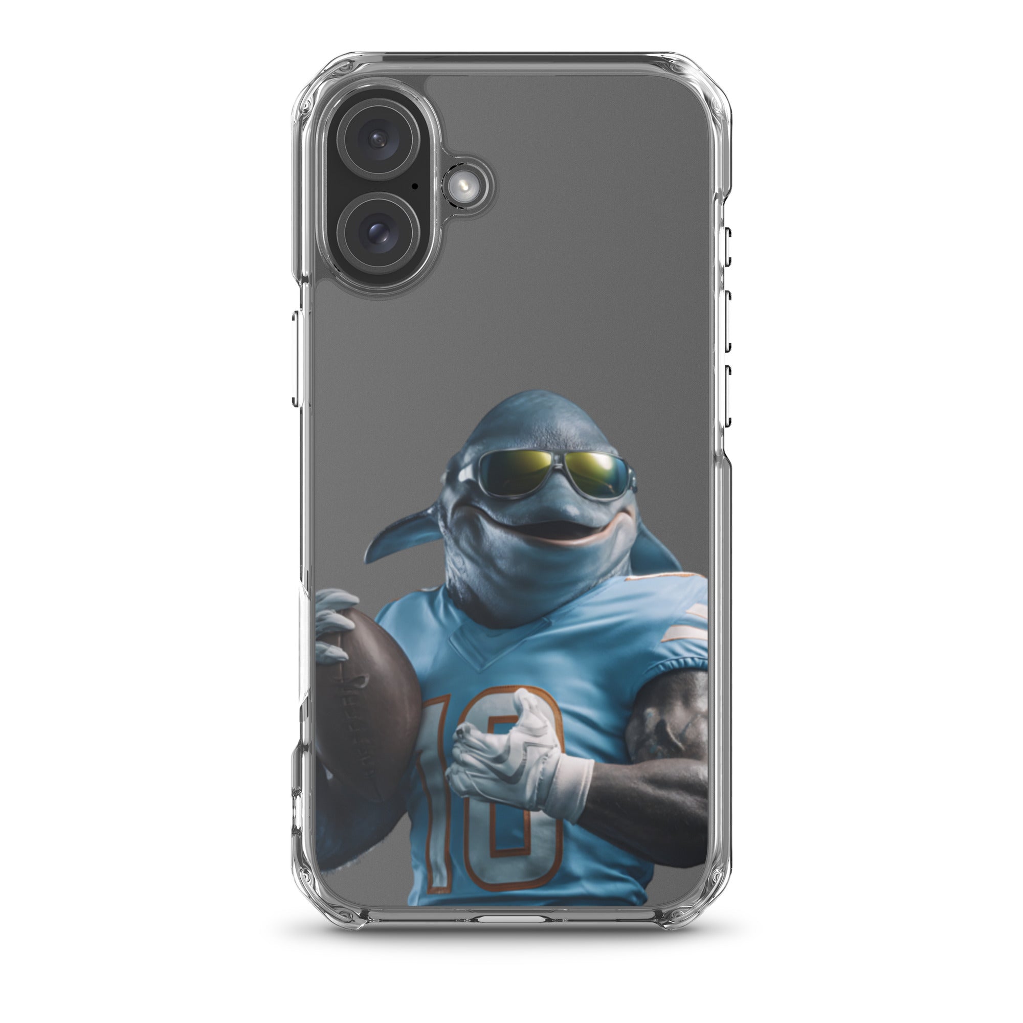 Dolphin 10 Clear Case for iPhone® iPhone 16 Plus