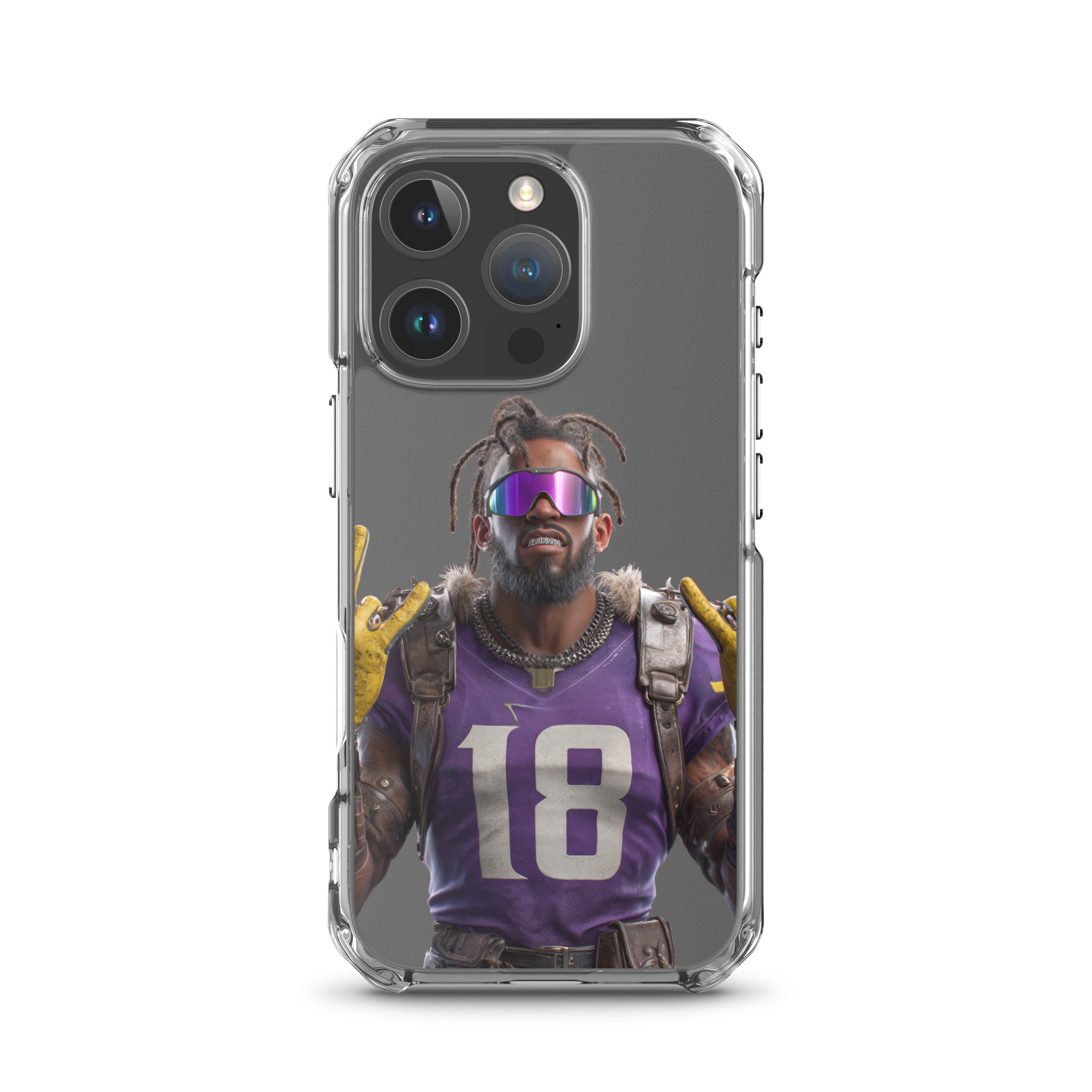 Viking 4 Clear Case for iPhone® iPhone 16 Pro