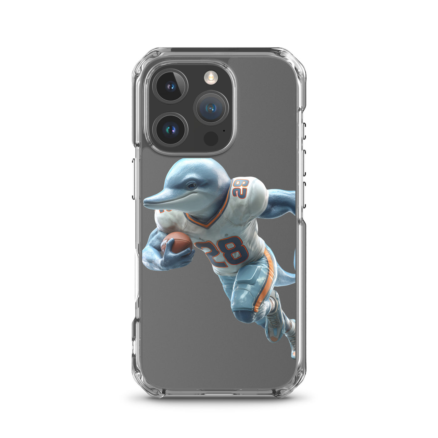 Dolphin 2 Clear Case for iPhone® iPhone 16 Pro