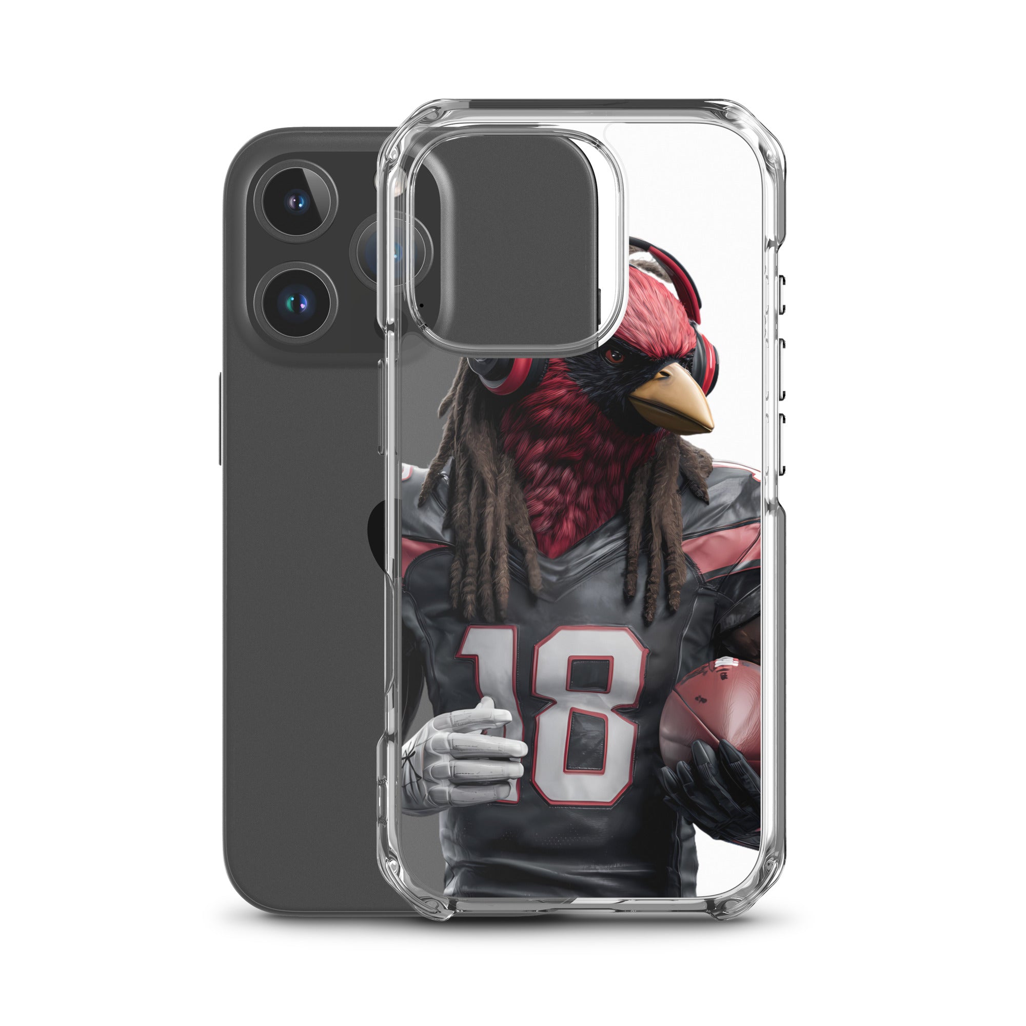 Cardinal 8 Clear Case for iPhone®