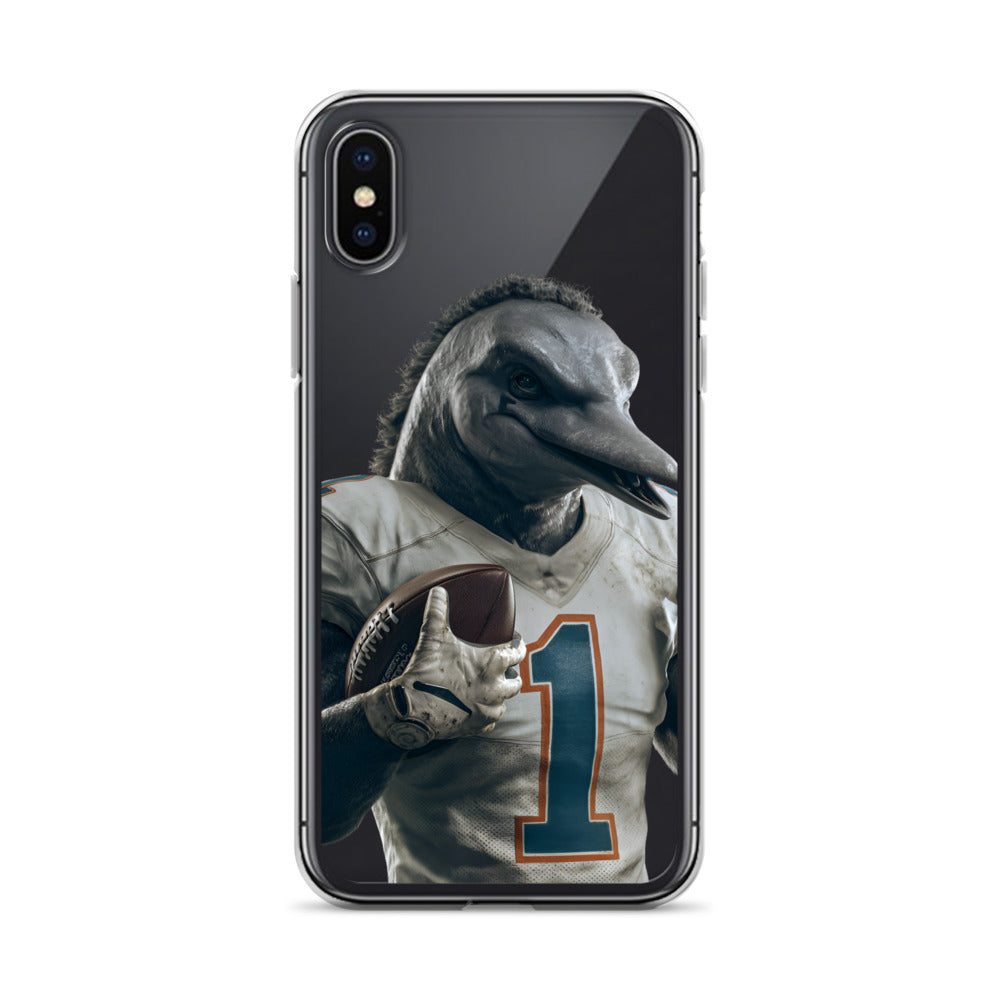 Dolphin 8 Clear Case for iPhone® iPhone X XS