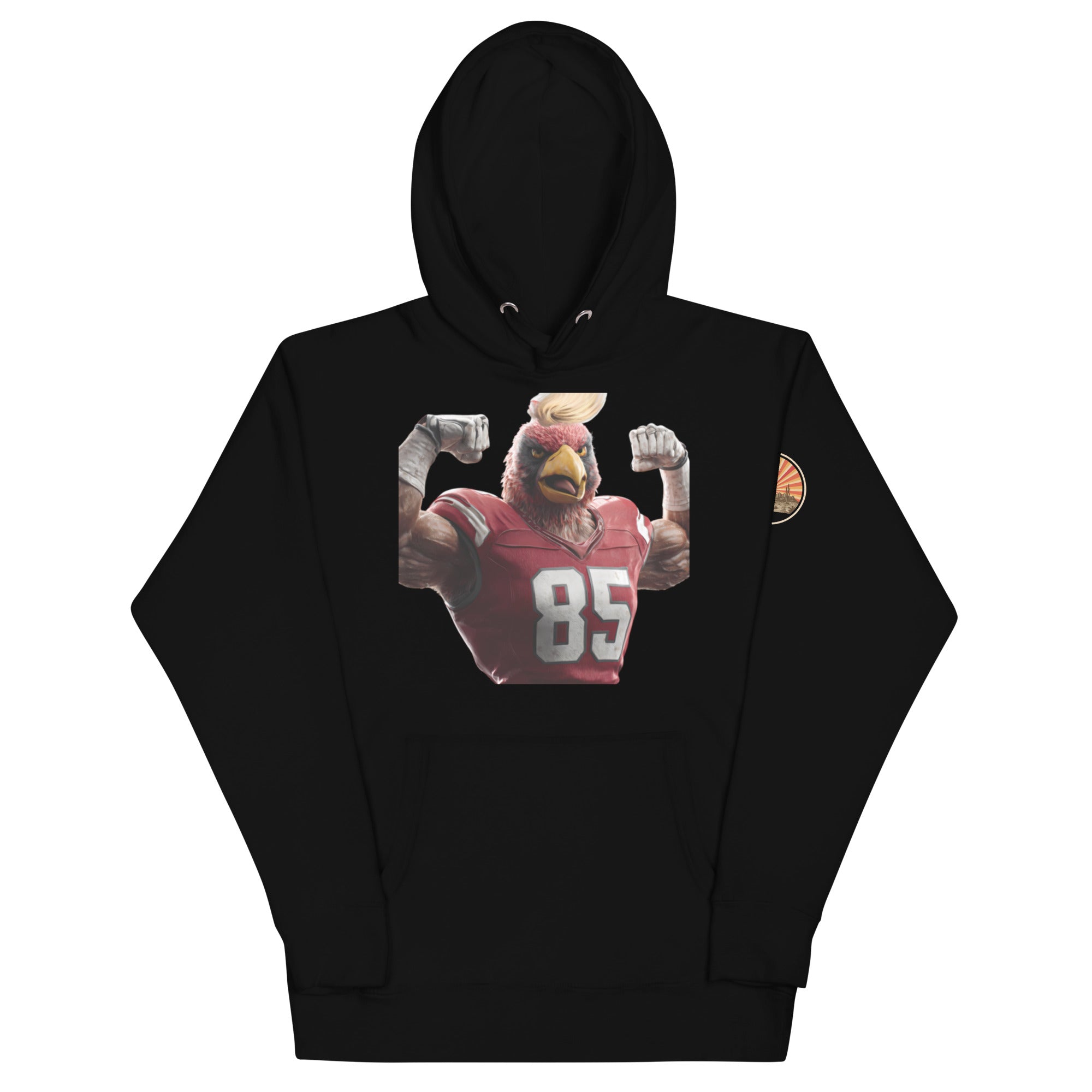 Cardinal 9 Men Unisex Hoodie Black
