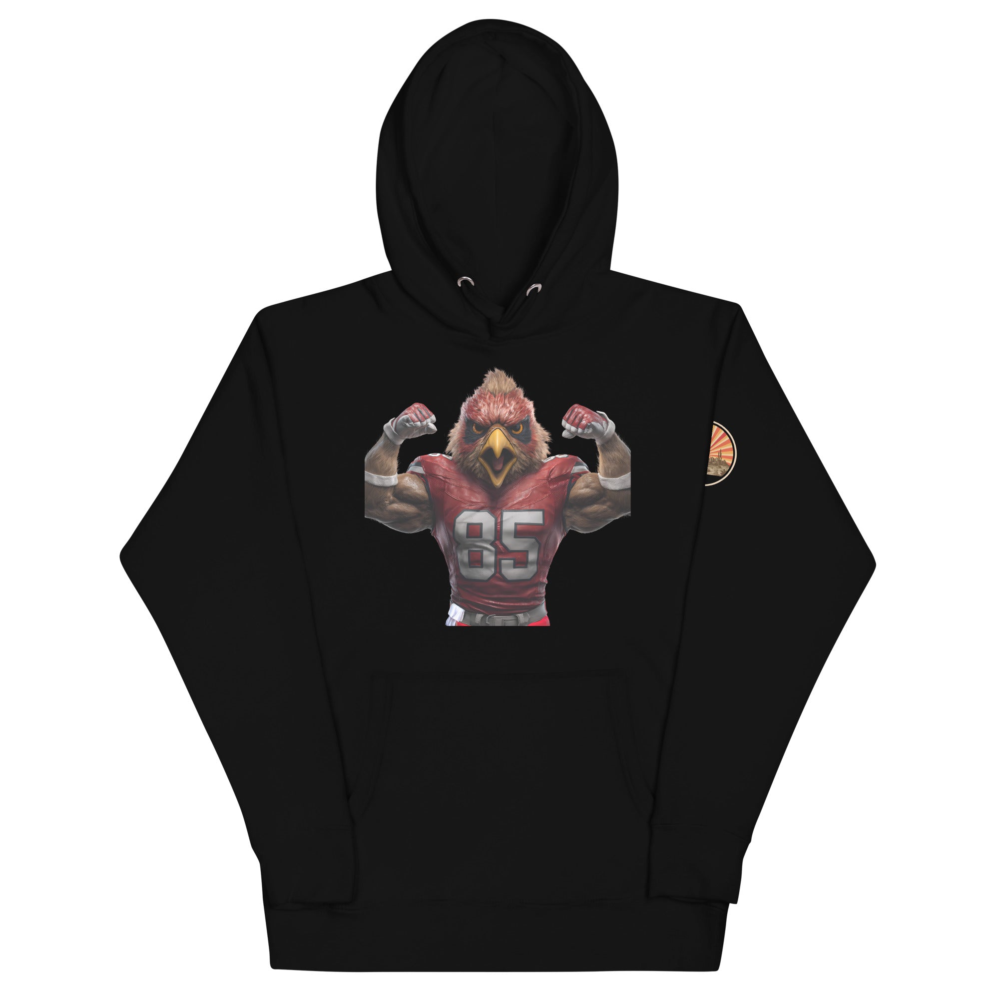 Cardinal 7 Men Unisex Hoodie Black