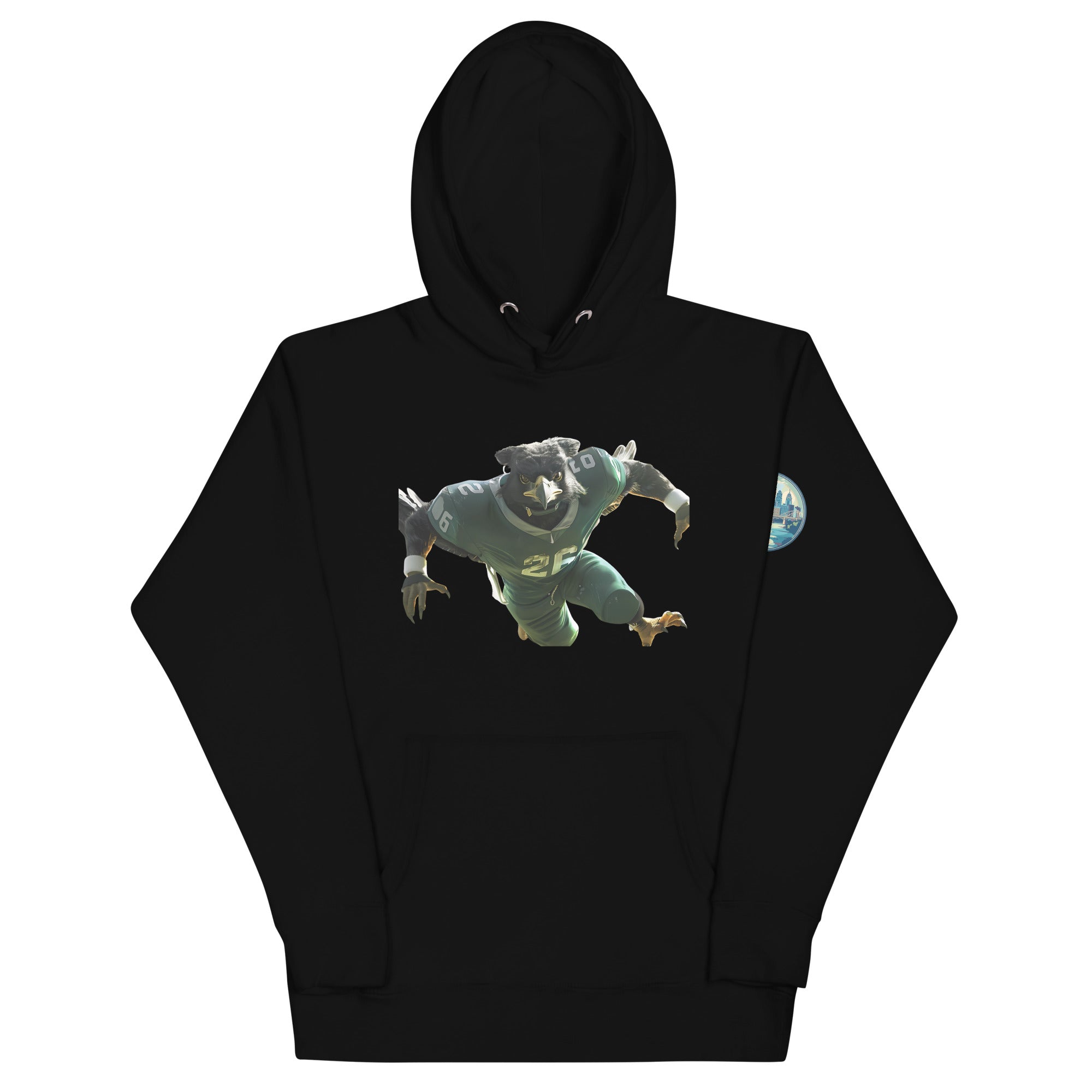 Eagle 3 Men Unisex Hoodie Black