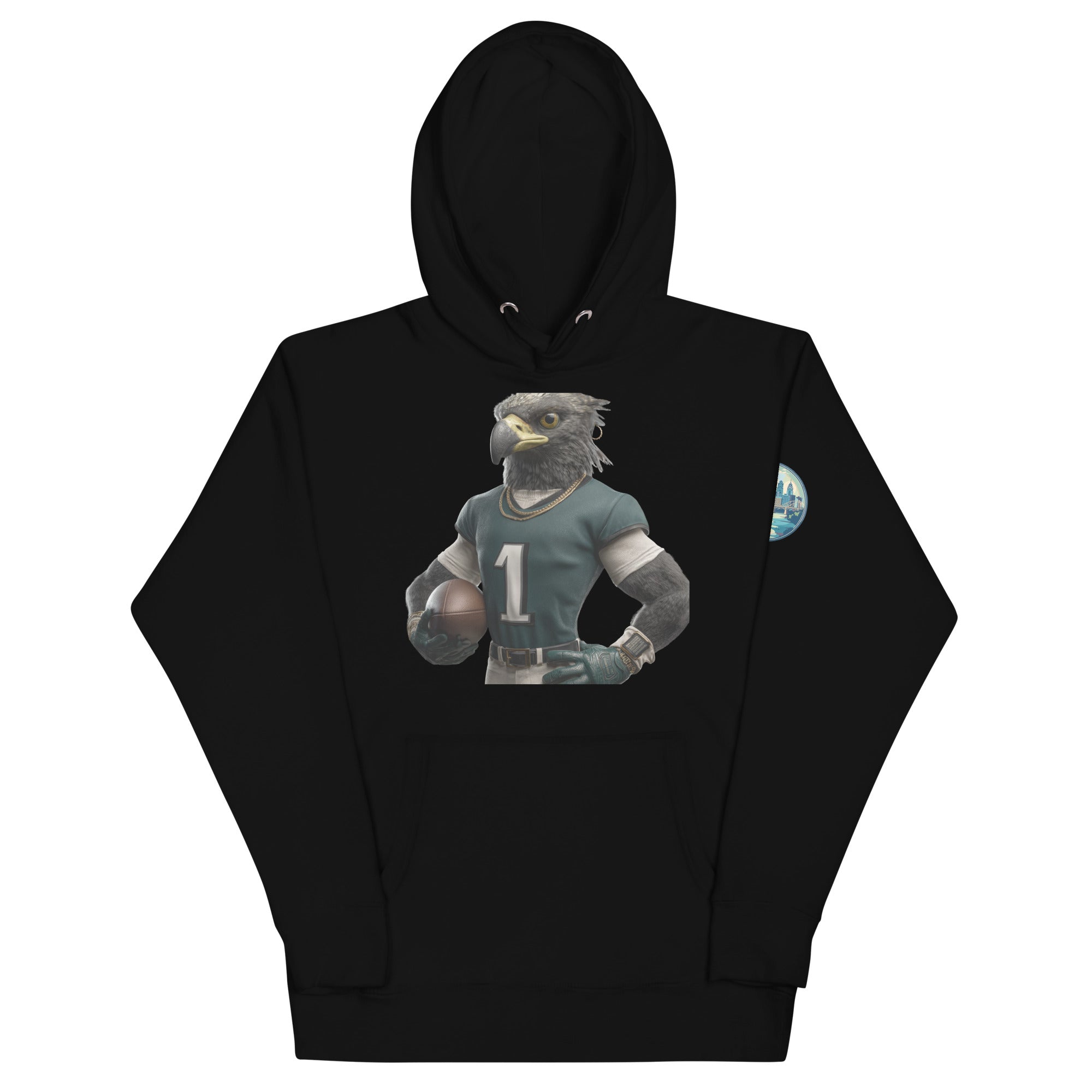Eagle 4 Men Unisex Hoodie Black