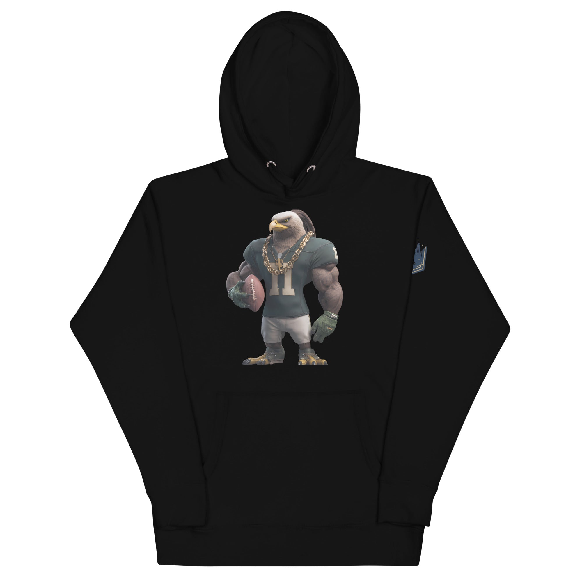 Eagle 5 Men Unisex Hoodie Black