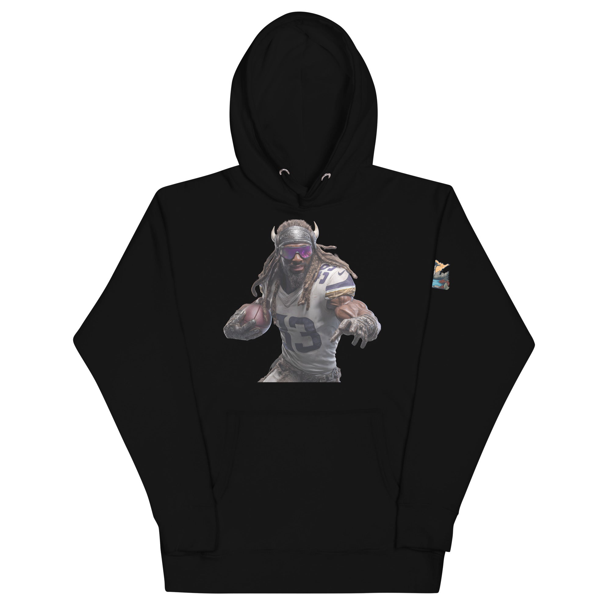 Viking 3 M Unisex Hoodie Black