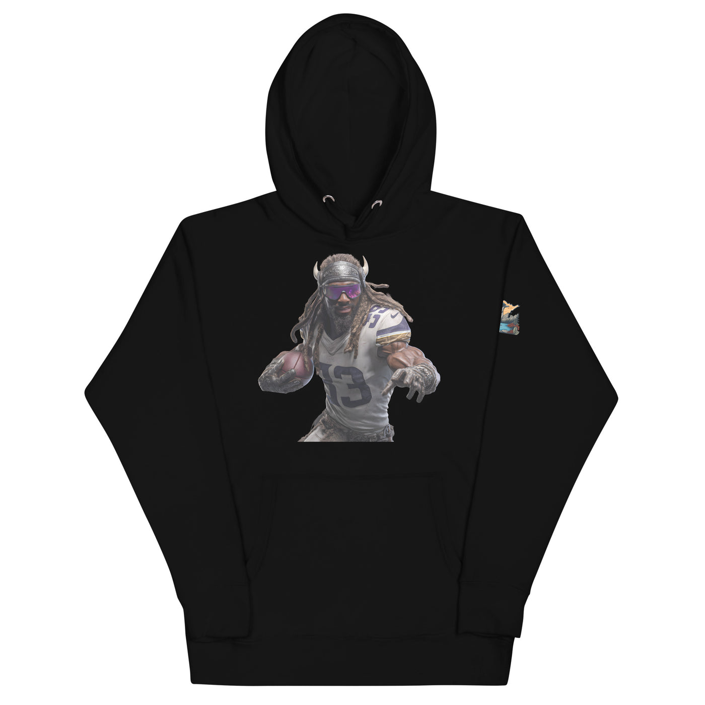 Viking 3 M Unisex Hoodie Black