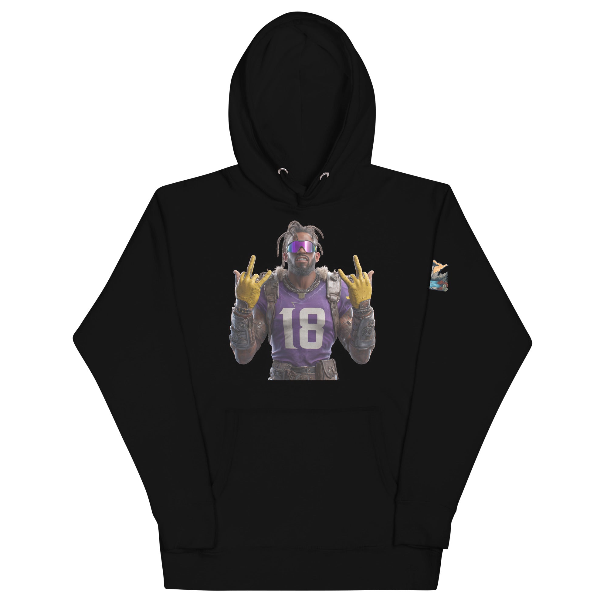 Viking 4 M Unisex Hoodie Black