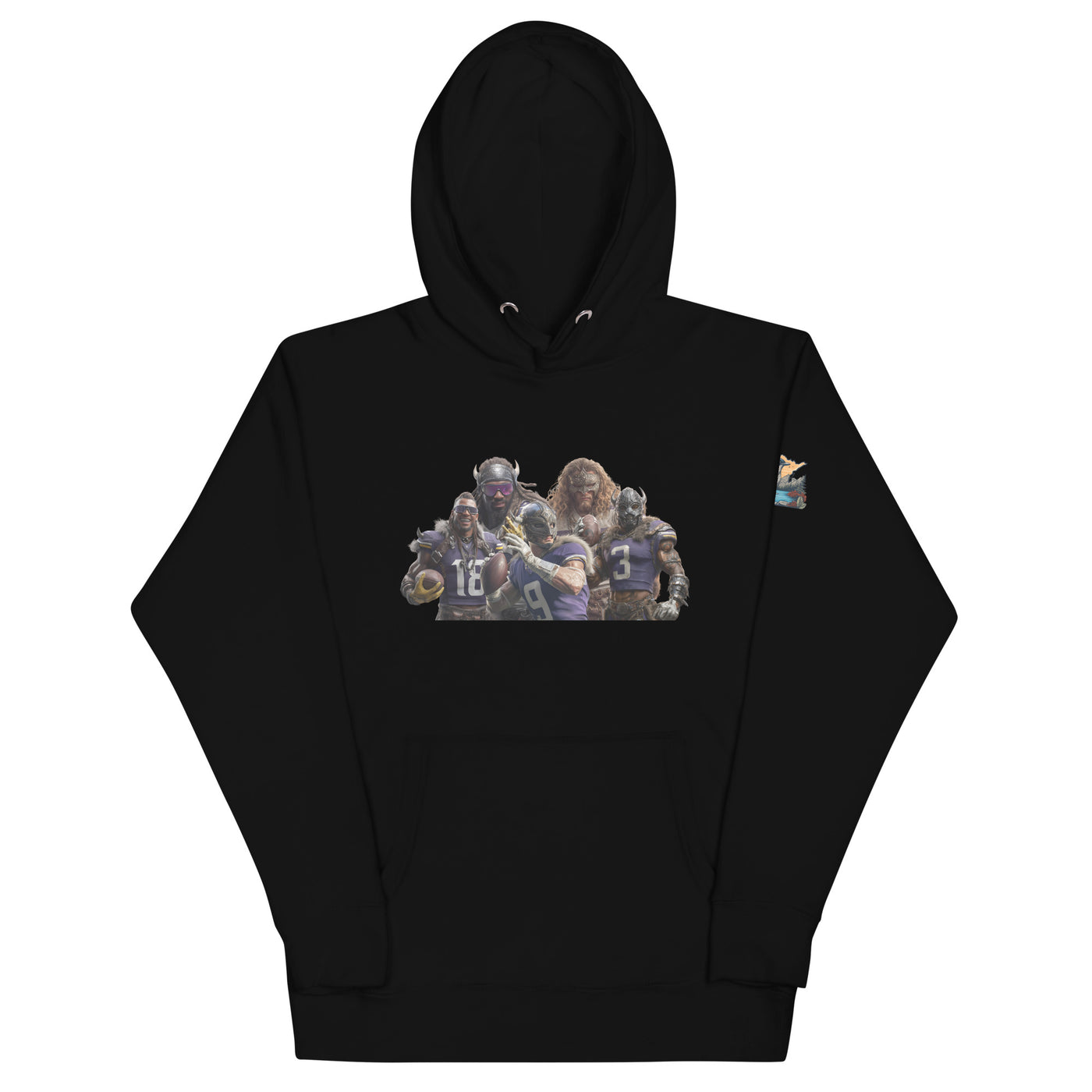 Viking 11 M Unisex Hoodie Black