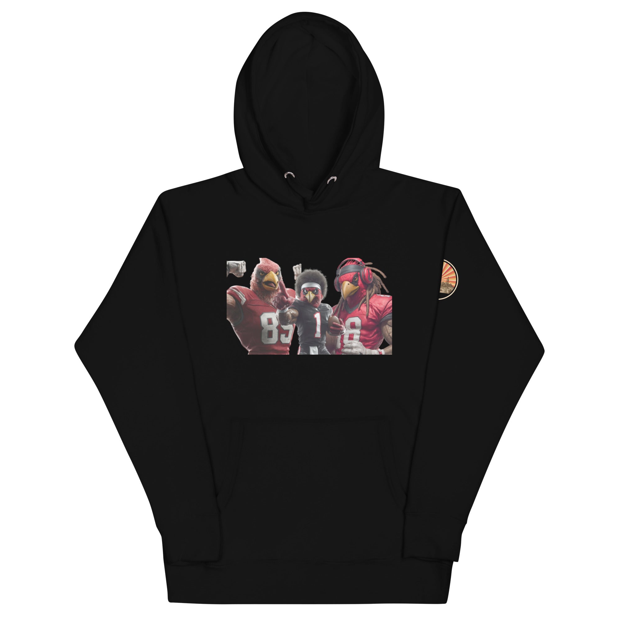 Cardinal 13 M Unisex Hoodie Black