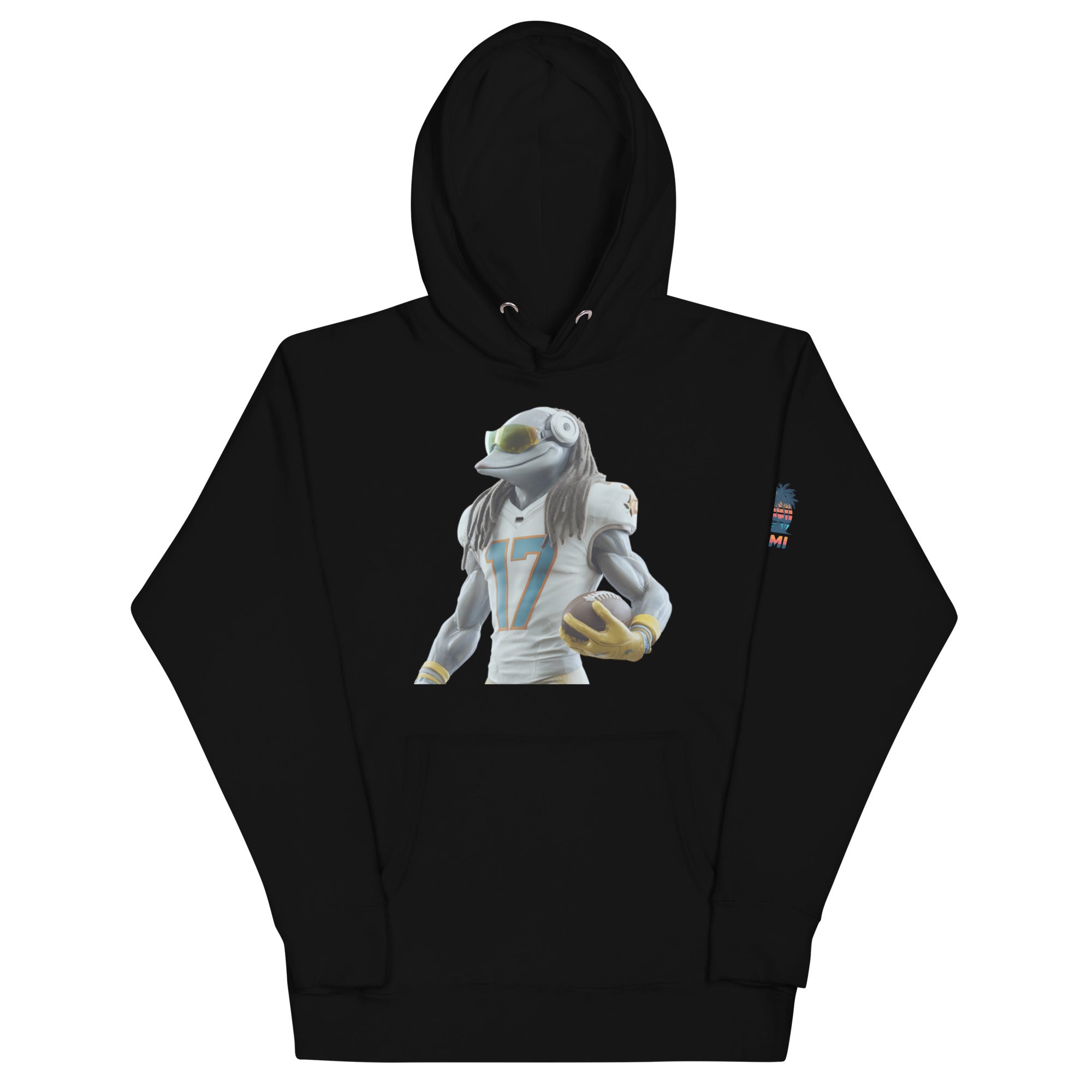 Dolphin 5 M Unisex Hoodie Black