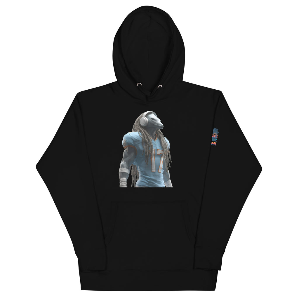 Dolphin 6 M Unisex Hoodie Black