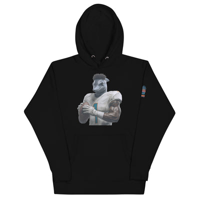 Dolphin 7 M Unisex Hoodie Black