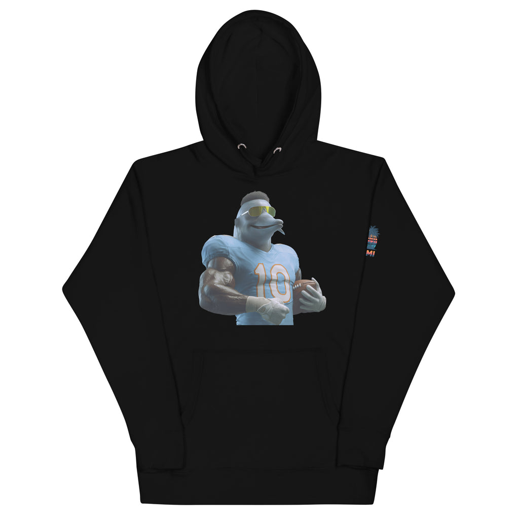Dolphin 9 M Unisex Hoodie Black