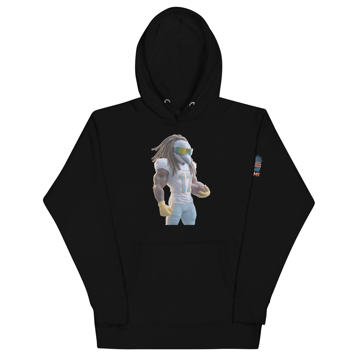 Dolphin 11 M Unisex Hoodie Black