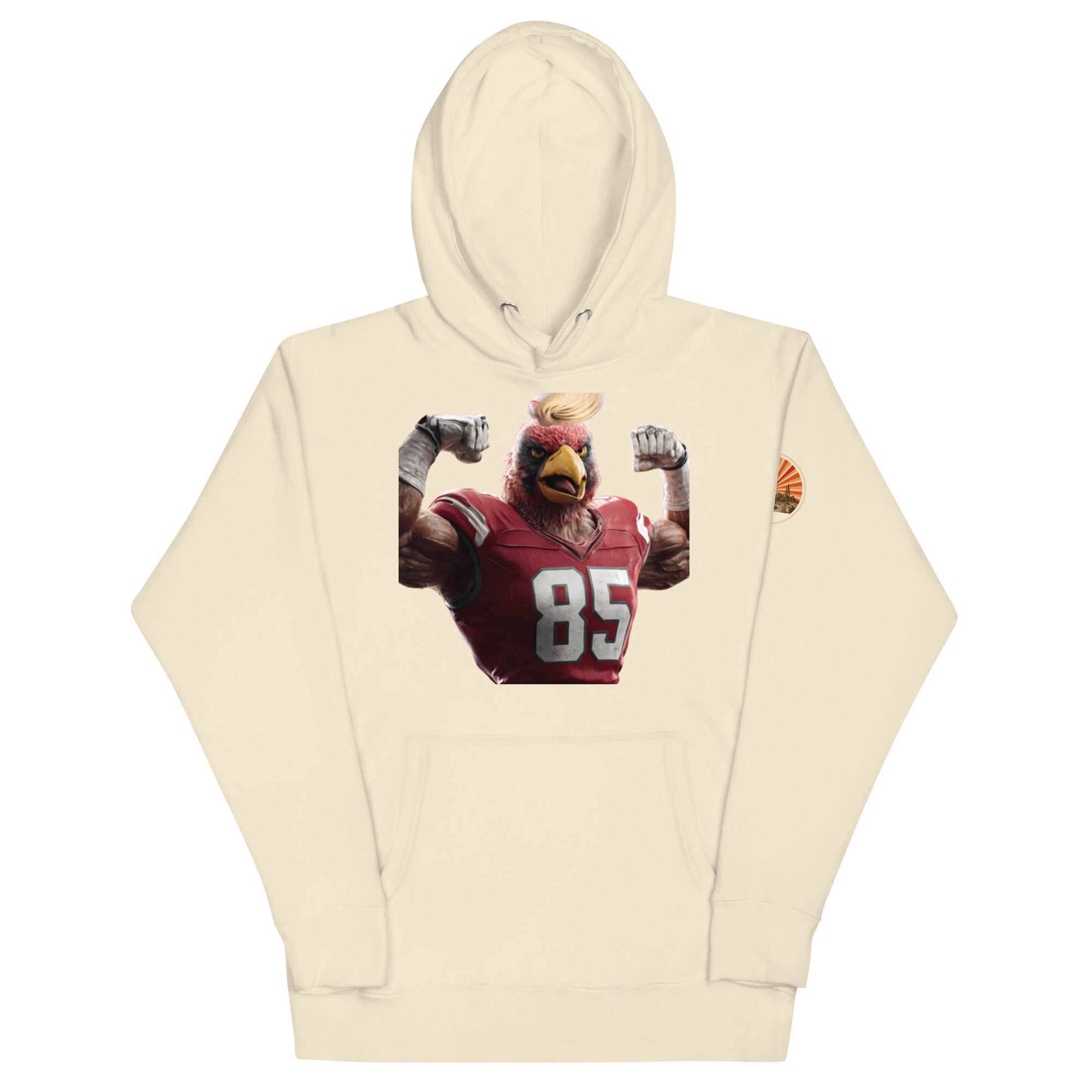Cardinal 9 Men Unisex Hoodie Bone