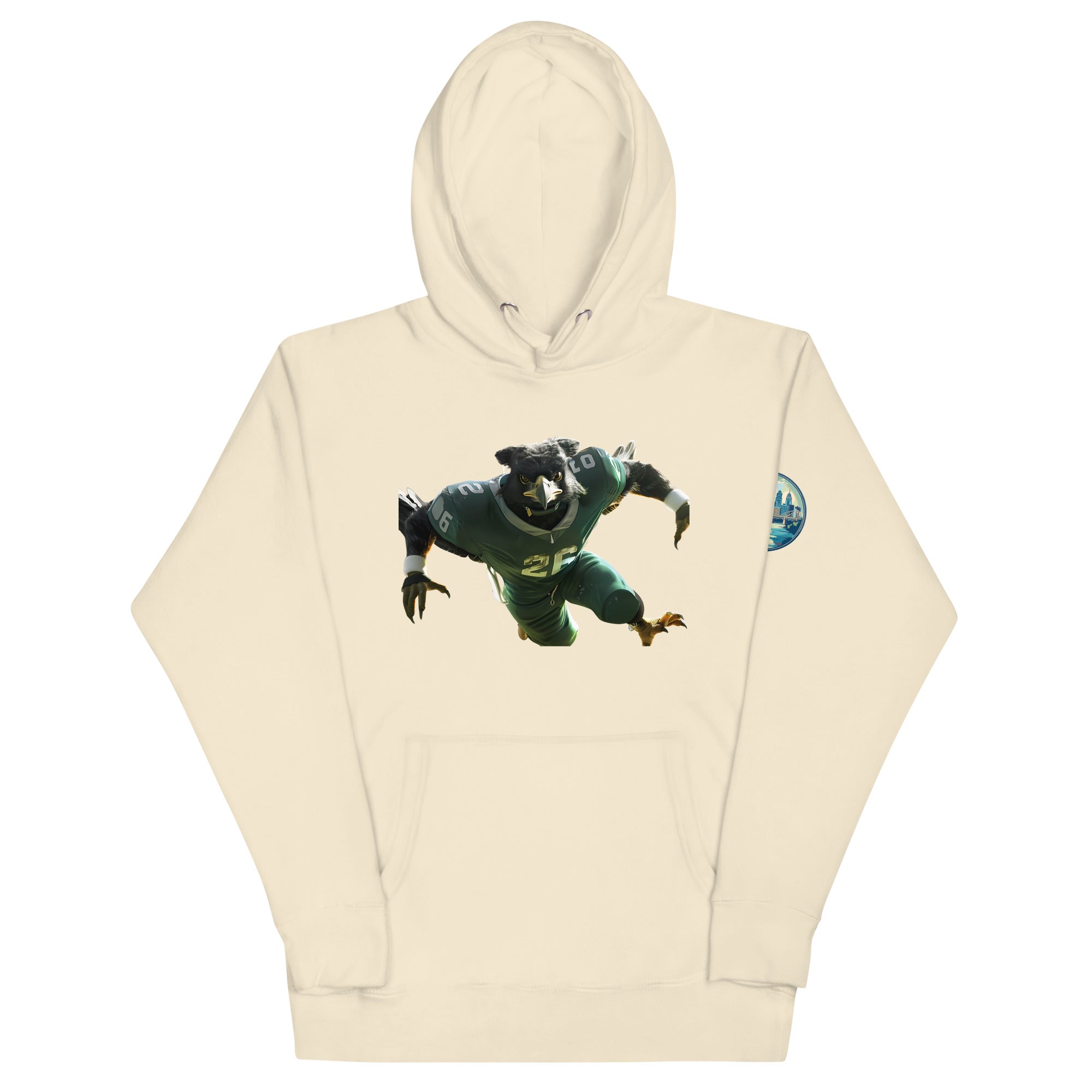 Eagle 3 Men Unisex Hoodie Bone