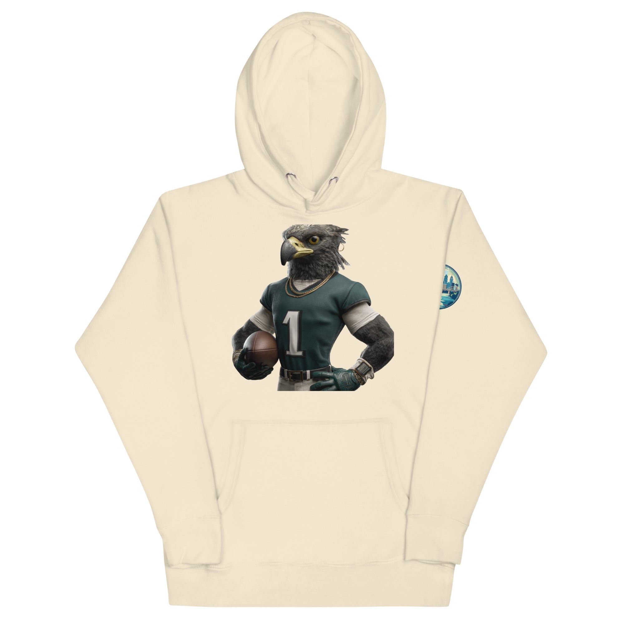 Eagle 4 Men Unisex Hoodie Bone