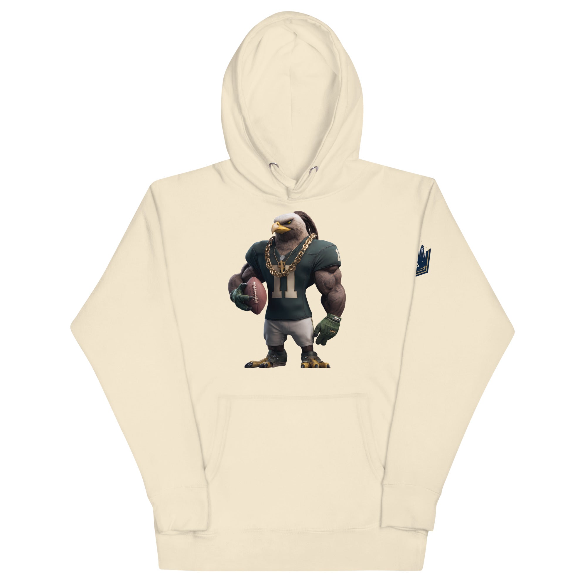 Eagle 5 Men Unisex Hoodie Bone