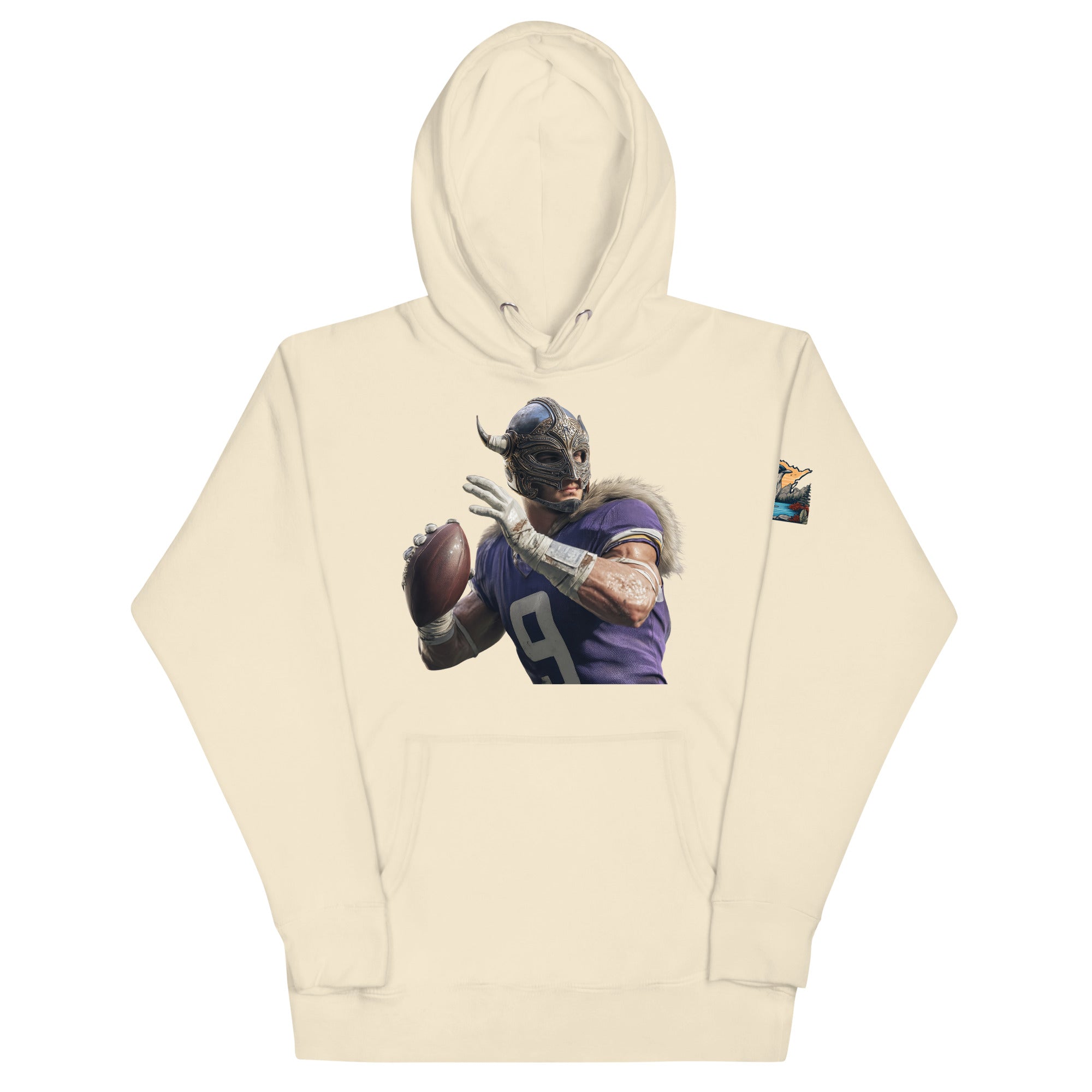 Viking 1 M Unisex Hoodie Bone
