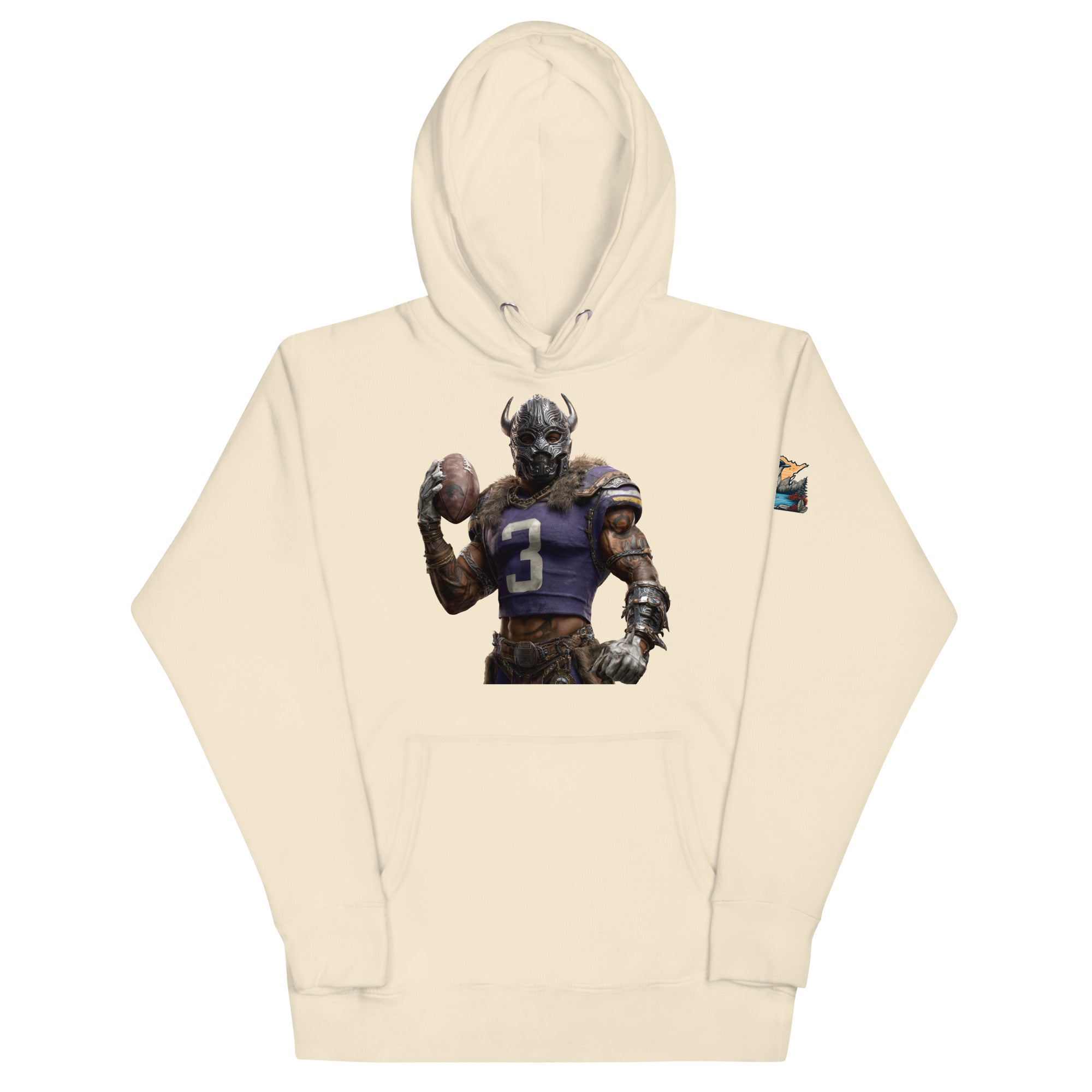 Viking 7 M Unisex Hoodie Bone