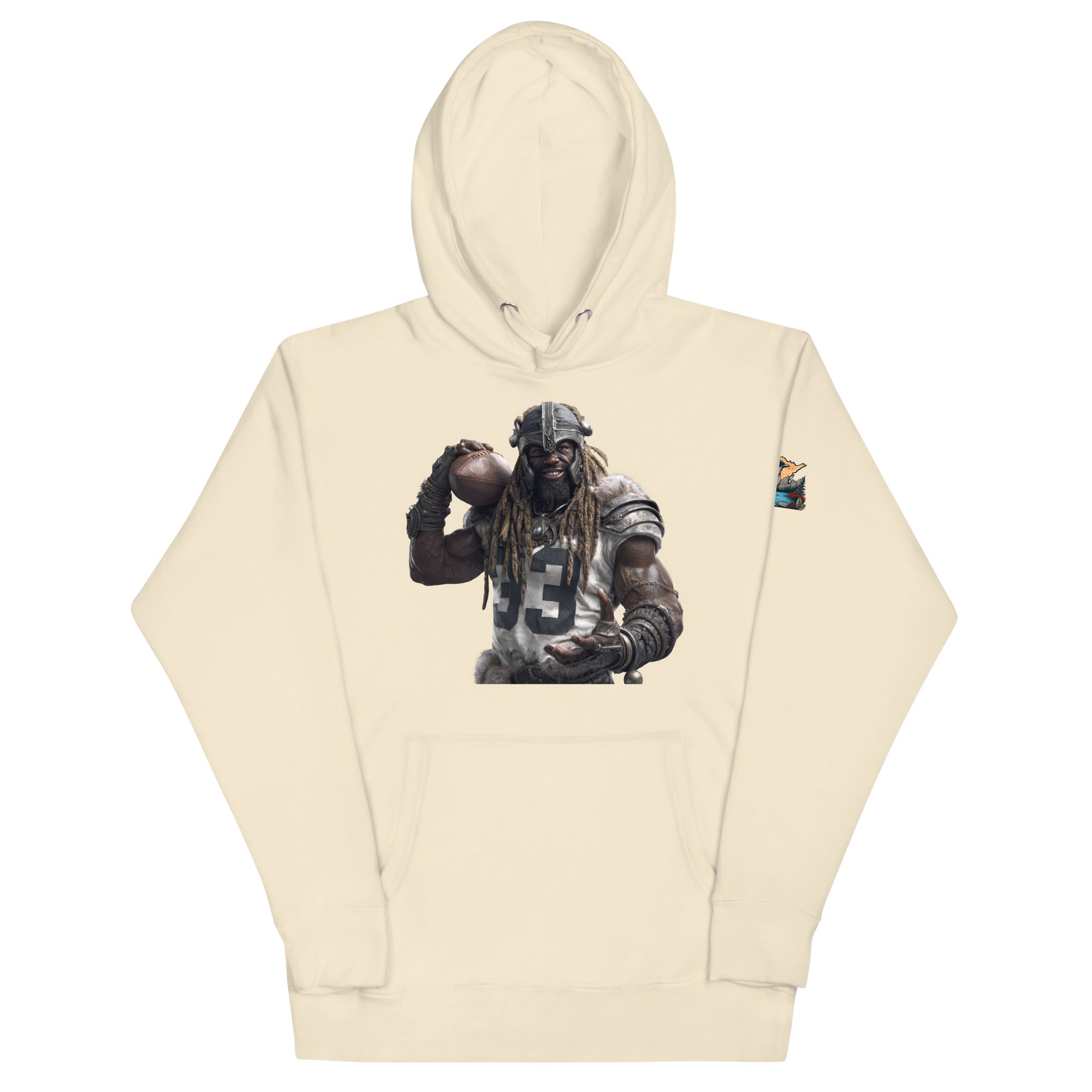 Viking 9 M Unisex Hoodie Bone