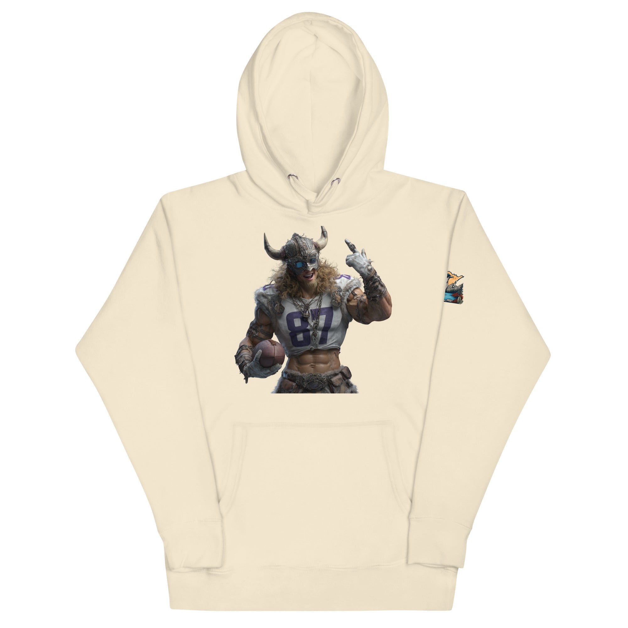 Viking 10 M Unisex Hoodie Bone