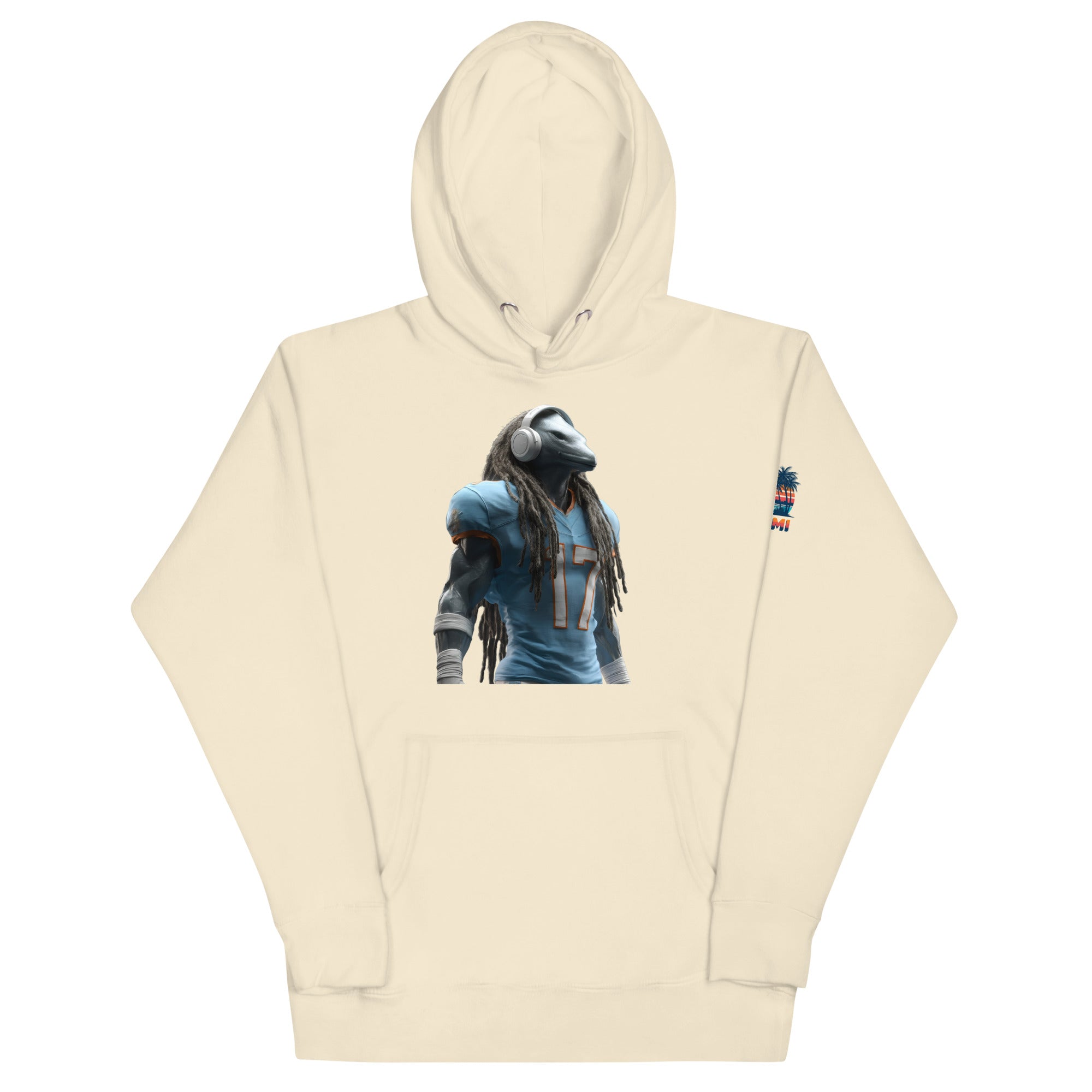 Dolphin 6 M Unisex Hoodie Bone