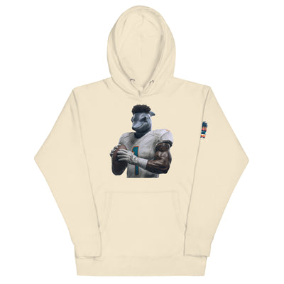 Dolphin 7 M Unisex Hoodie Bone