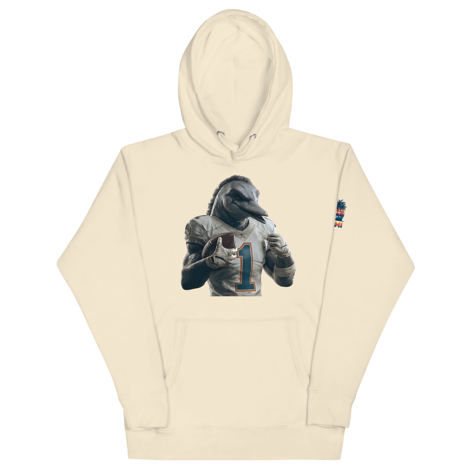 Dolphin 8 M Unisex Hoodie Bone