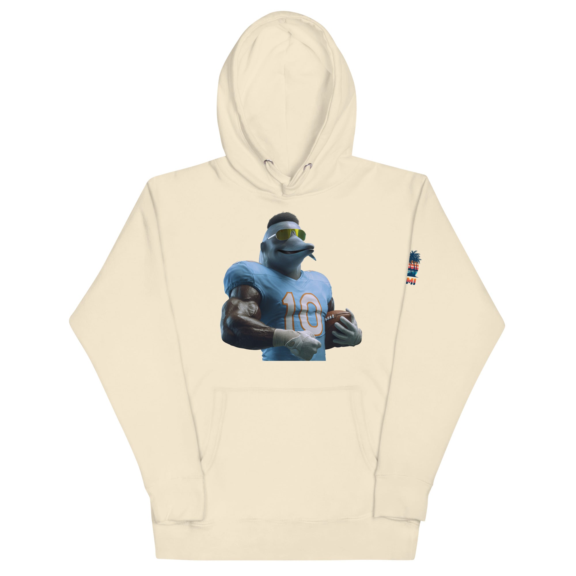 Dolphin 9 M Unisex Hoodie Bone