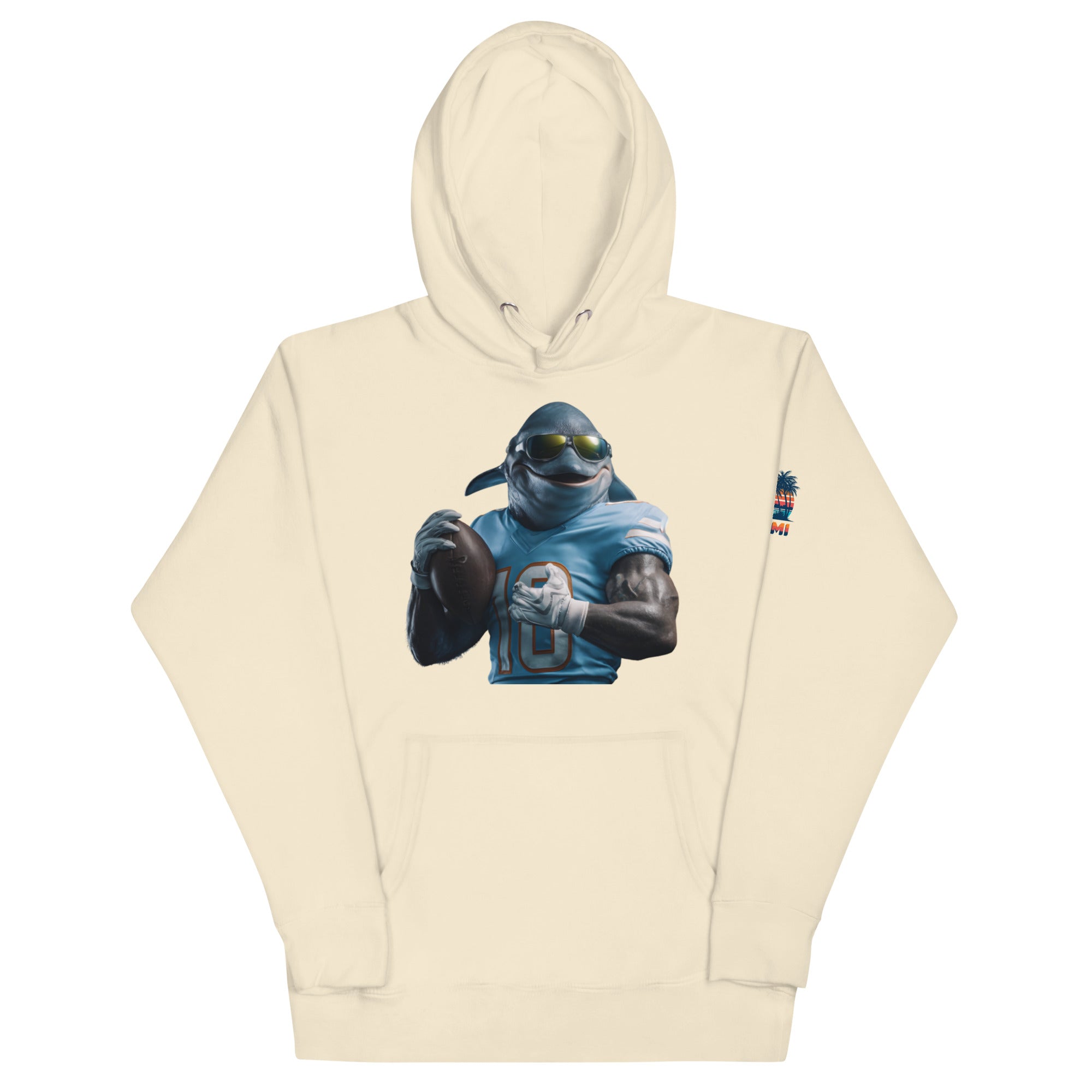 Dolphin 10 M Unisex Hoodie Bone