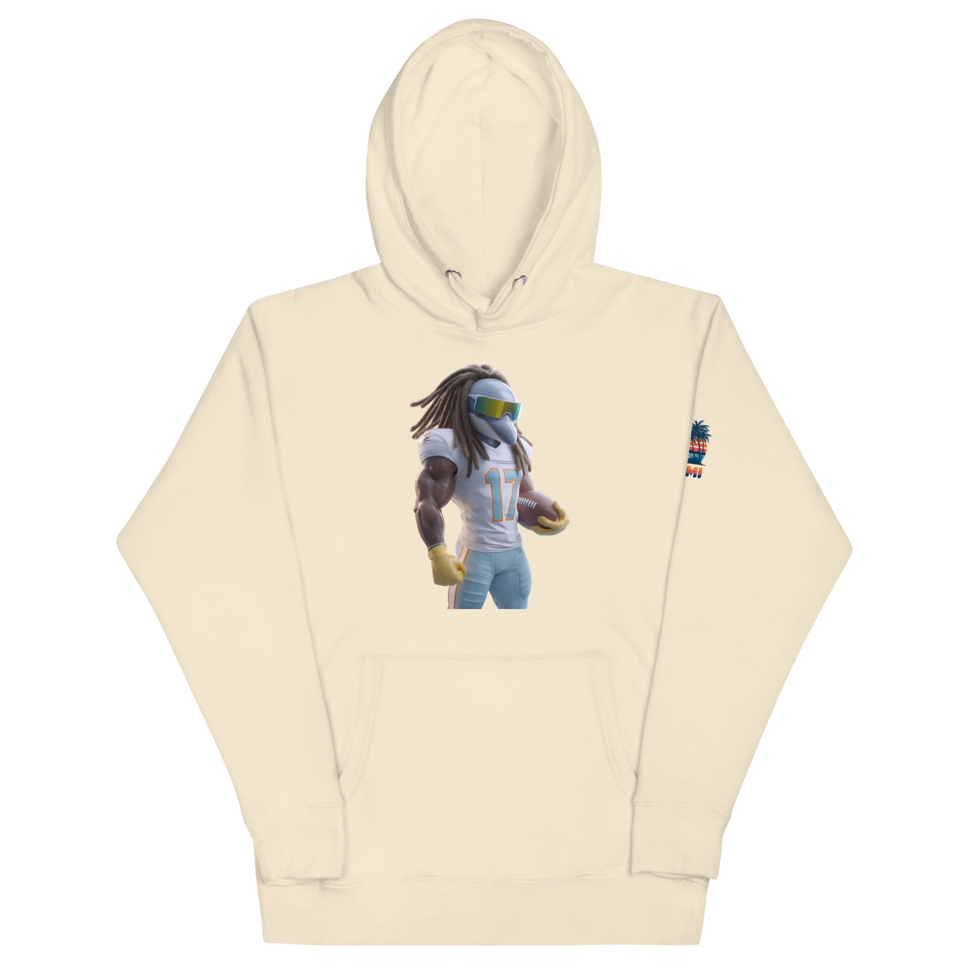 Dolphin 11 M Unisex Hoodie Bone