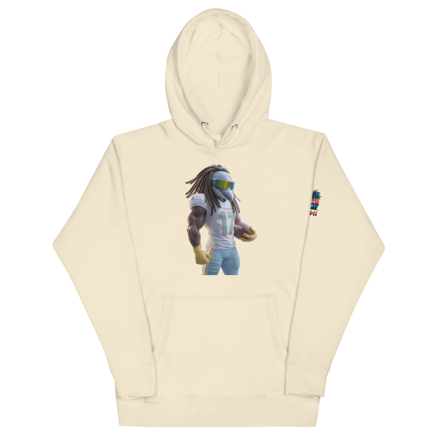 Dolphin 11 M Unisex Hoodie Bone