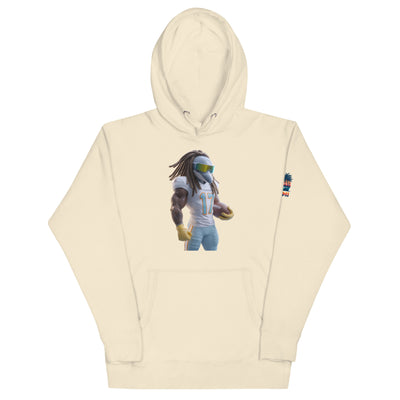 Dolphin 11 M Unisex Hoodie Bone