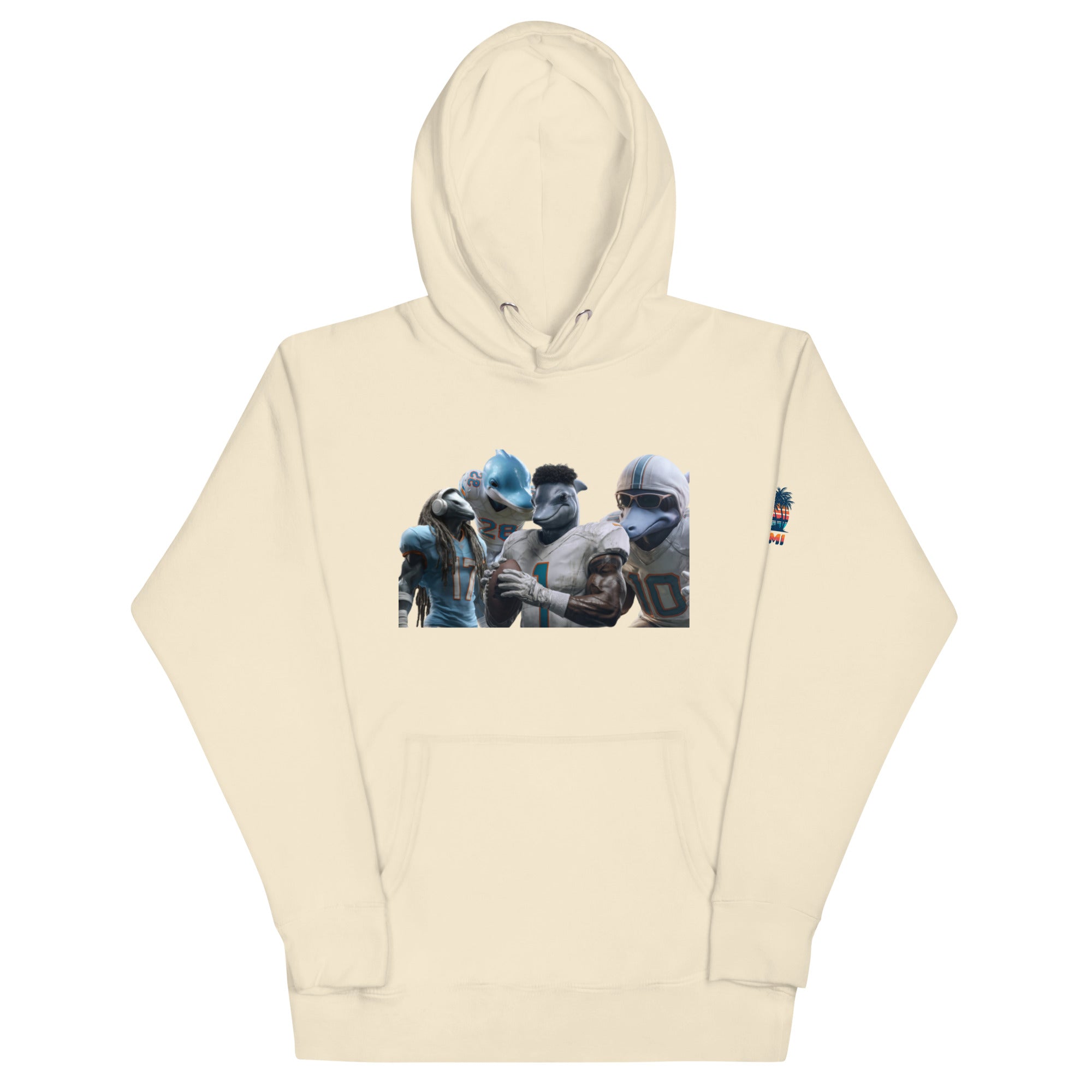 Dolphin 12 M Unisex Hoodie Bone