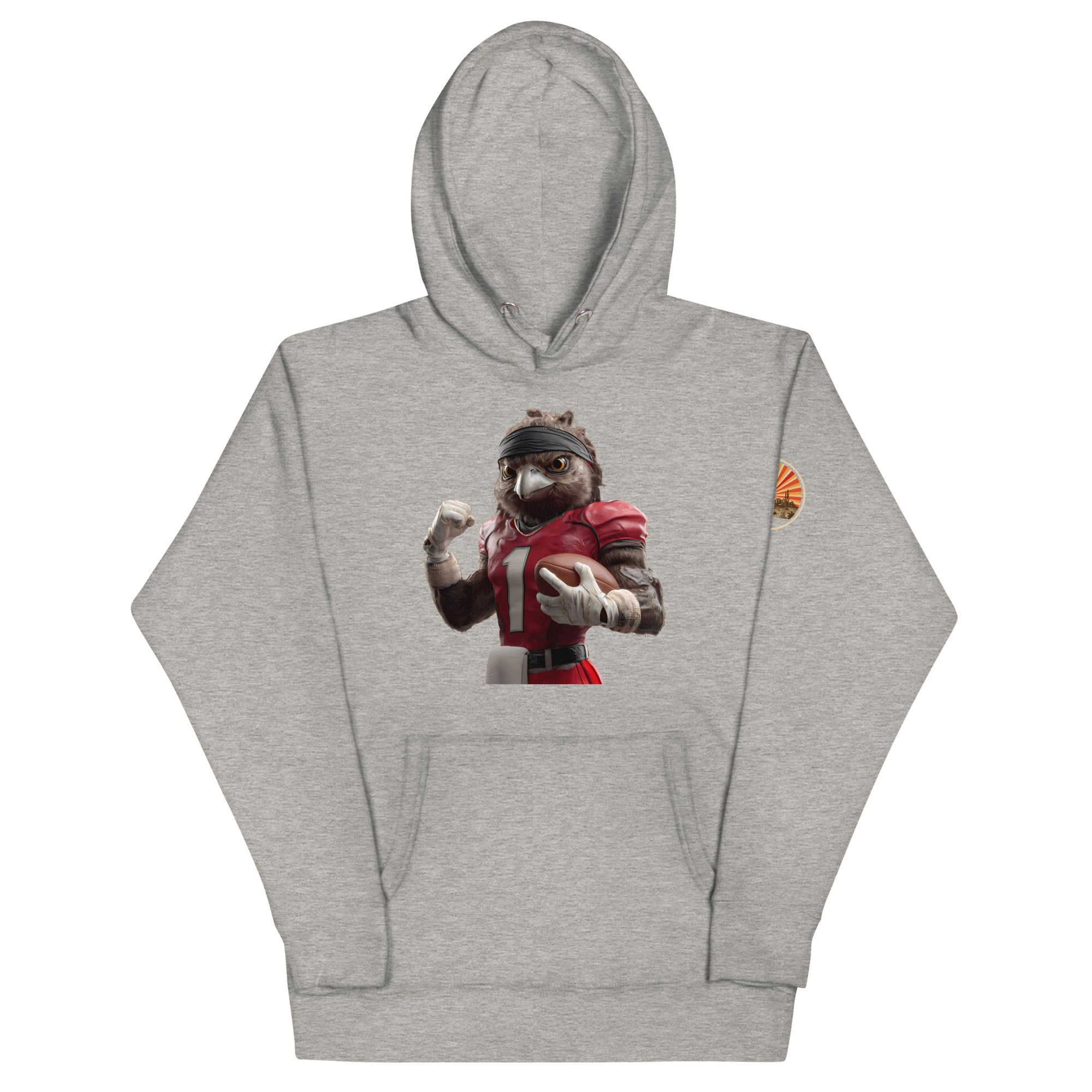 Cardinal 2 Men Unisex Hoodie Carbon Grey