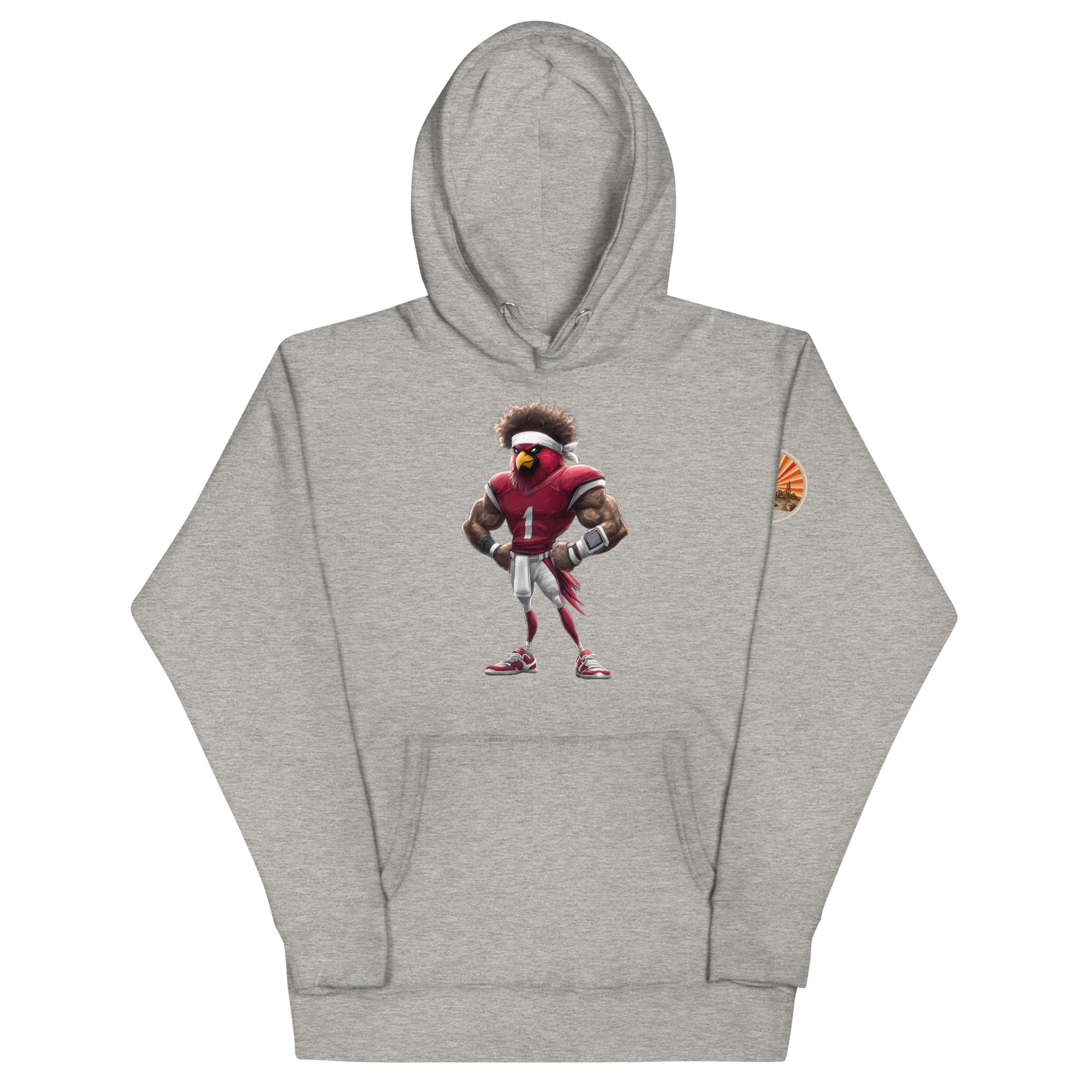 Cardinal 1 Men Unisex Hoodie Carbon Grey