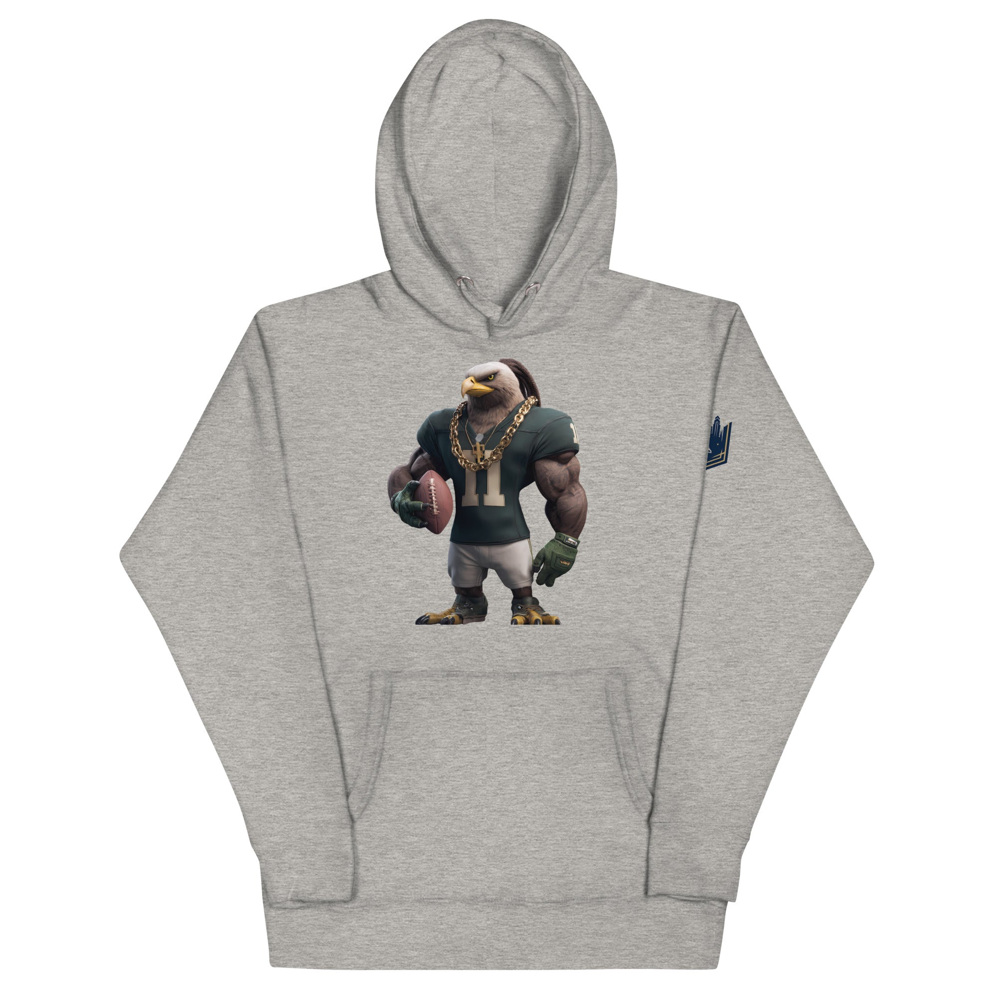 Eagle 5 Men Unisex Hoodie Carbon Grey