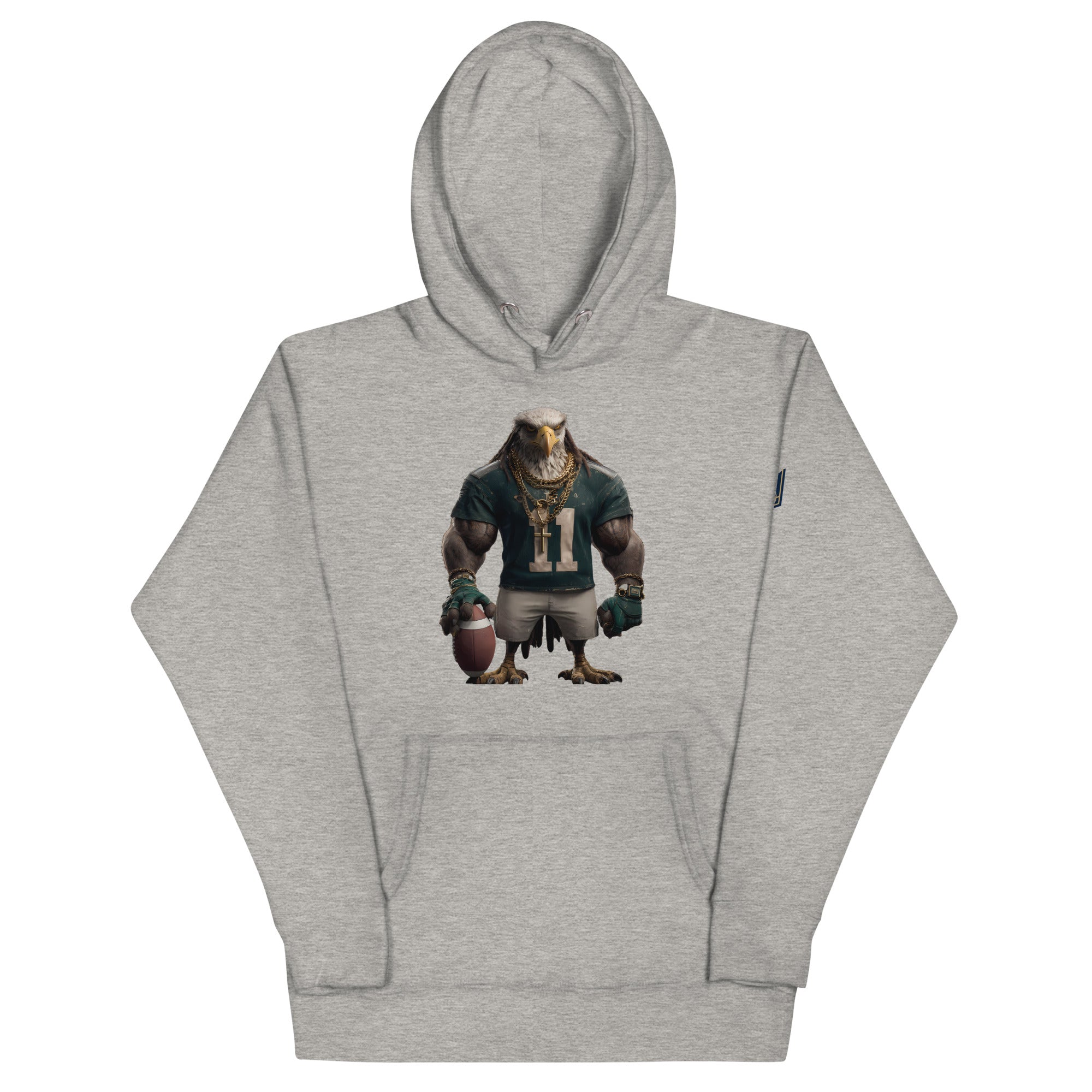 Eagle 8 m Unisex Hoodie Carbon Grey