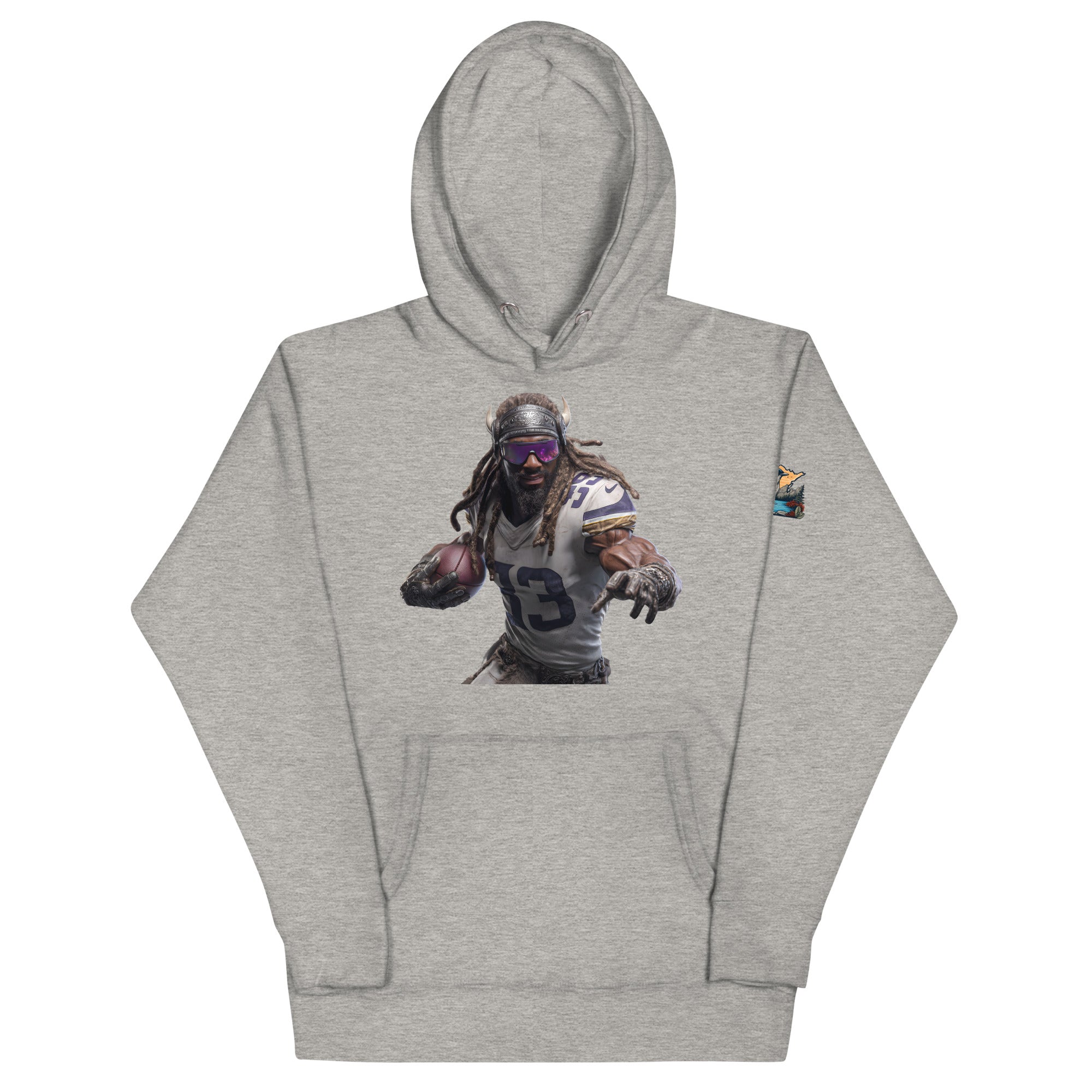 Viking 3 M Unisex Hoodie Carbon Grey