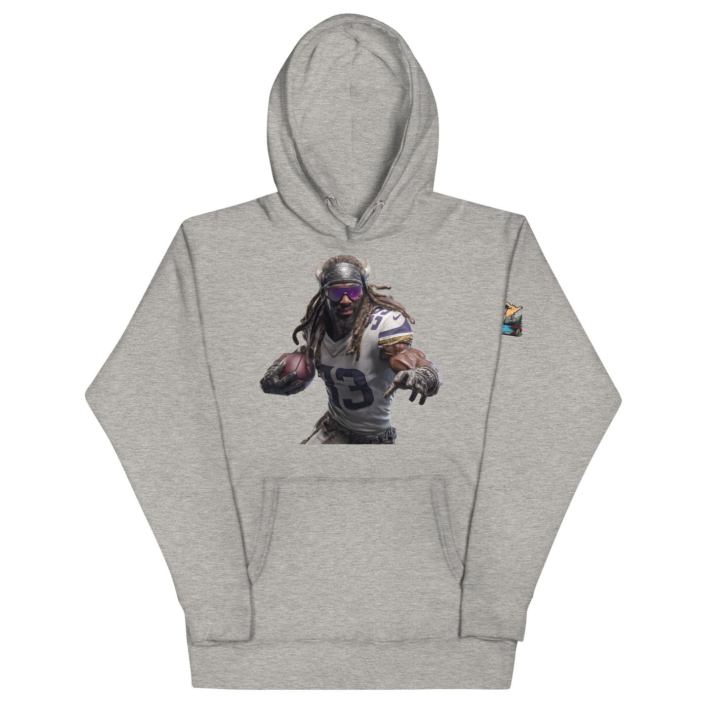 Viking 3 M Unisex Hoodie Carbon Grey
