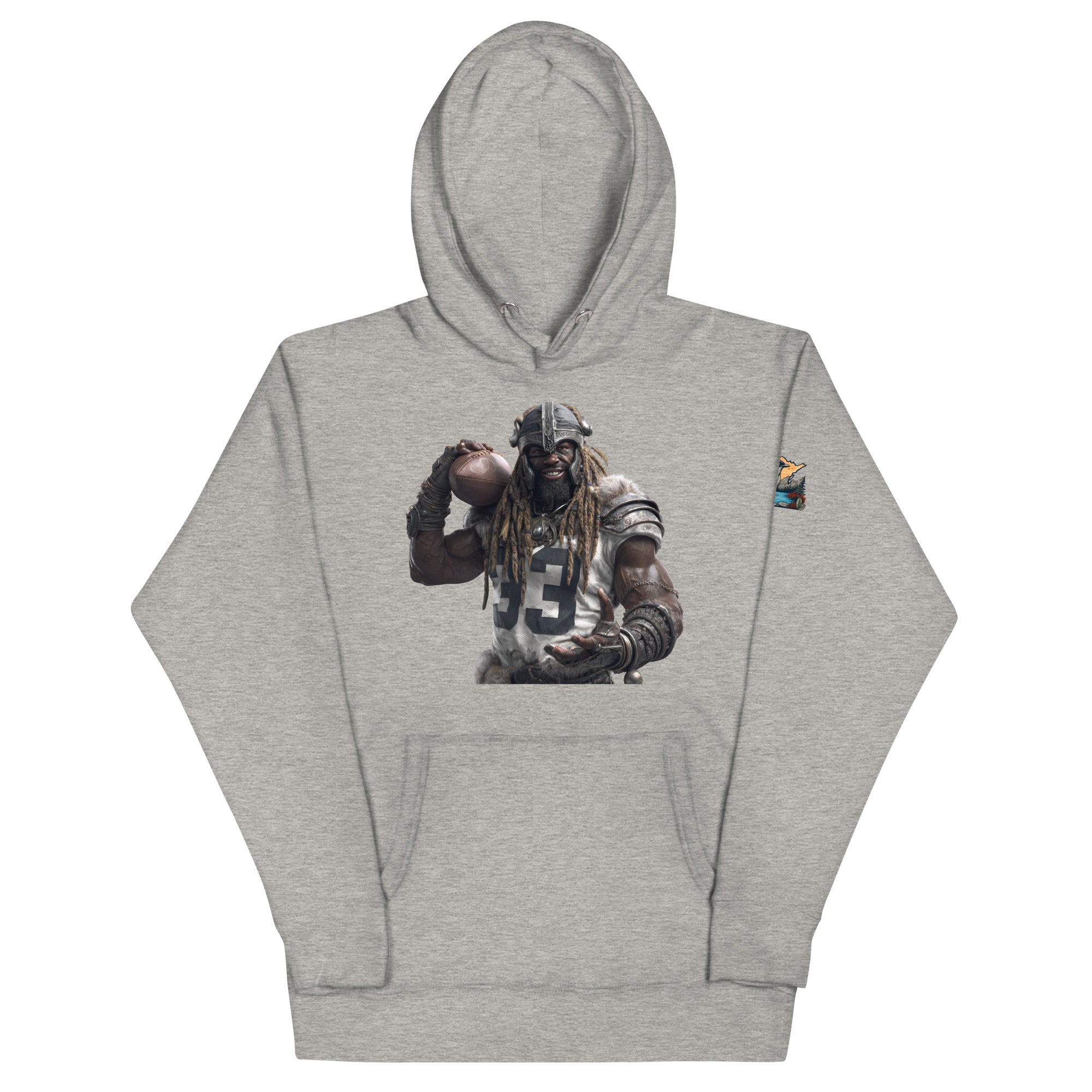 Viking 9 M Unisex Hoodie Carbon Grey