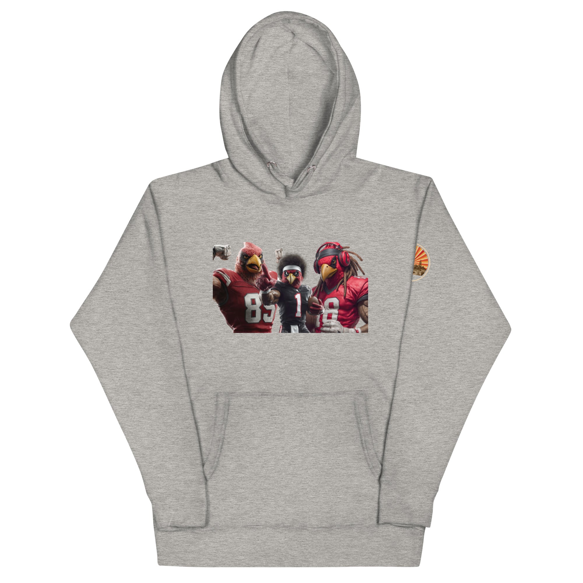 Cardinal 13 M Unisex Hoodie Carbon Grey