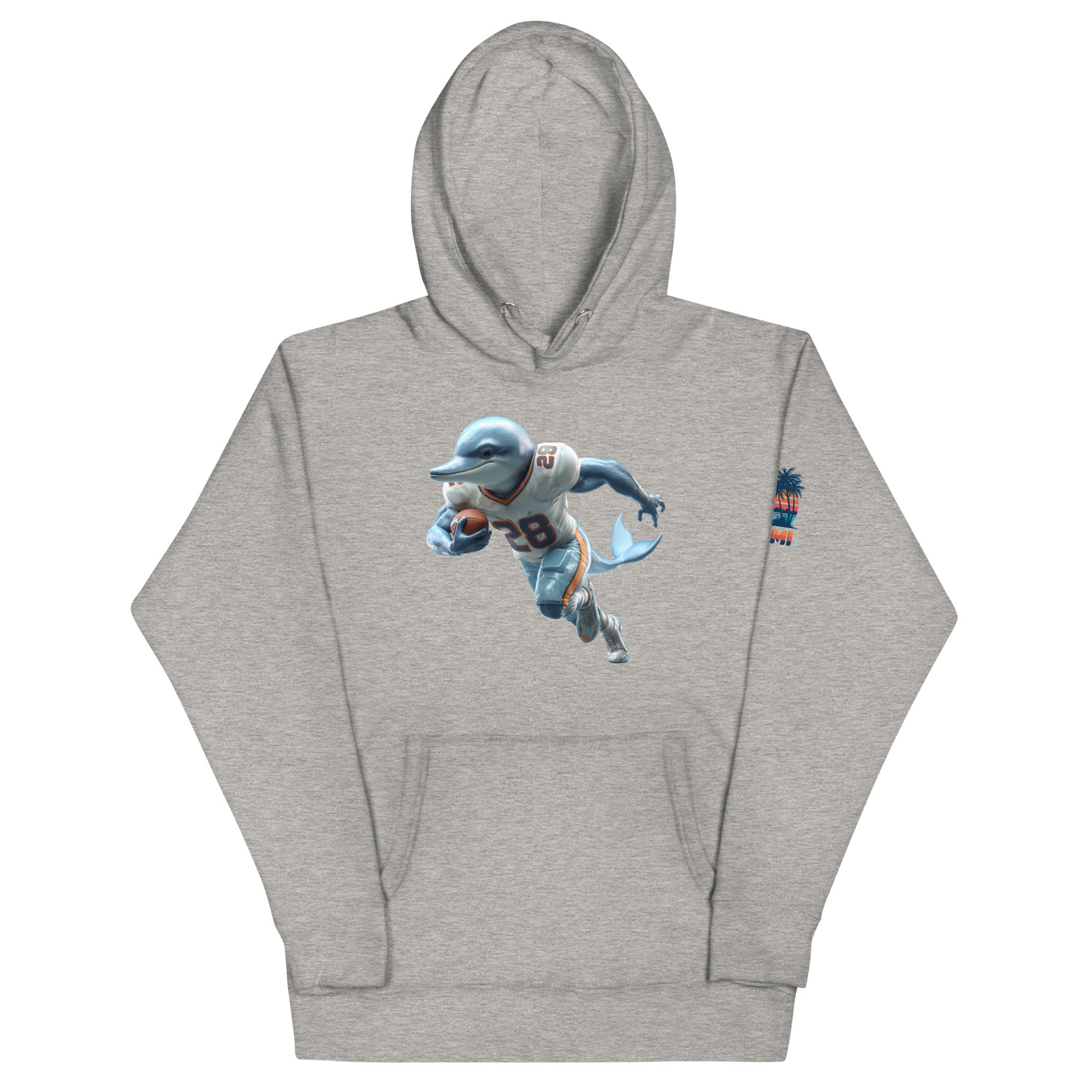 Dolphin 2 M Unisex Hoodie Carbon Grey