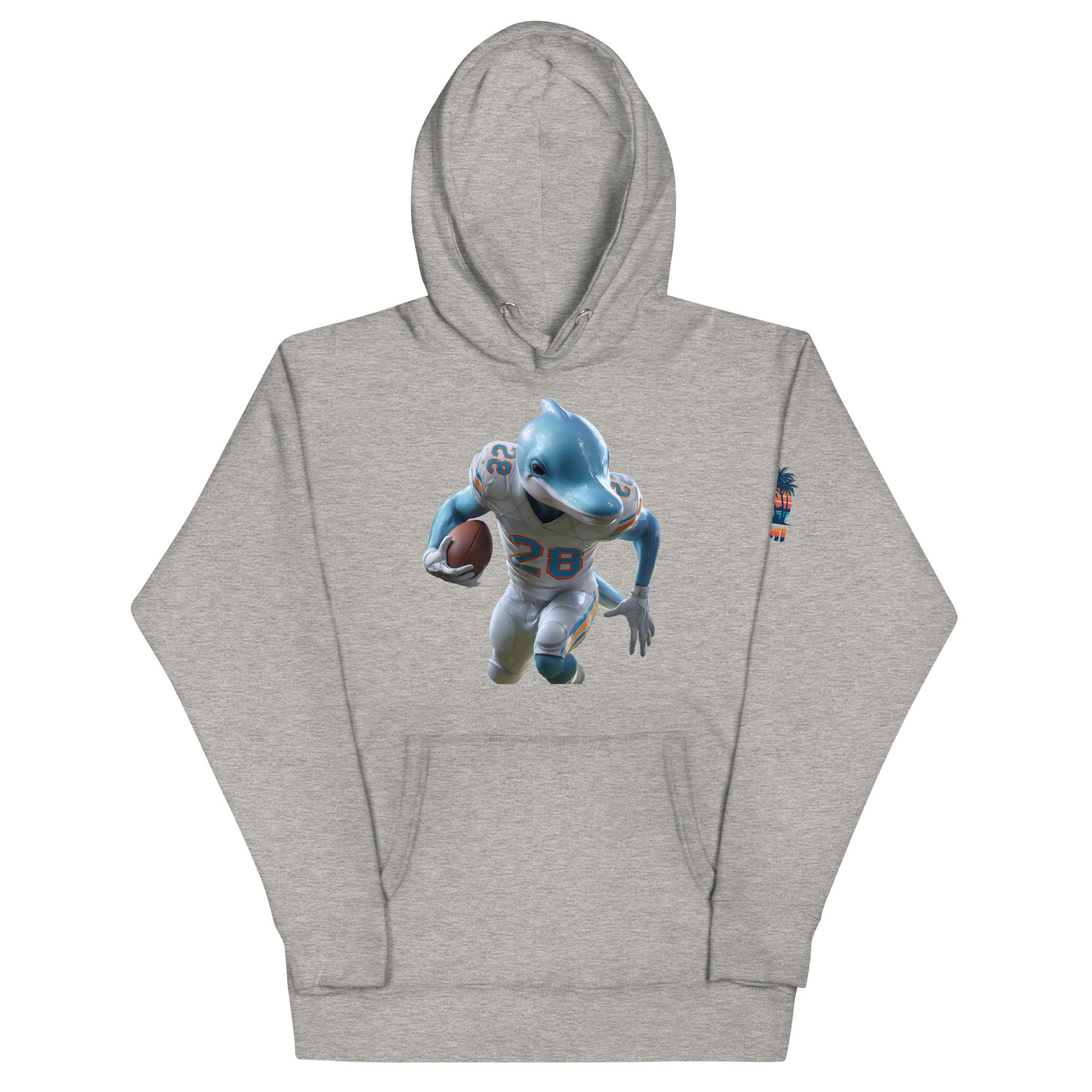 Dolphin 3 M Unisex Hoodie Carbon Grey