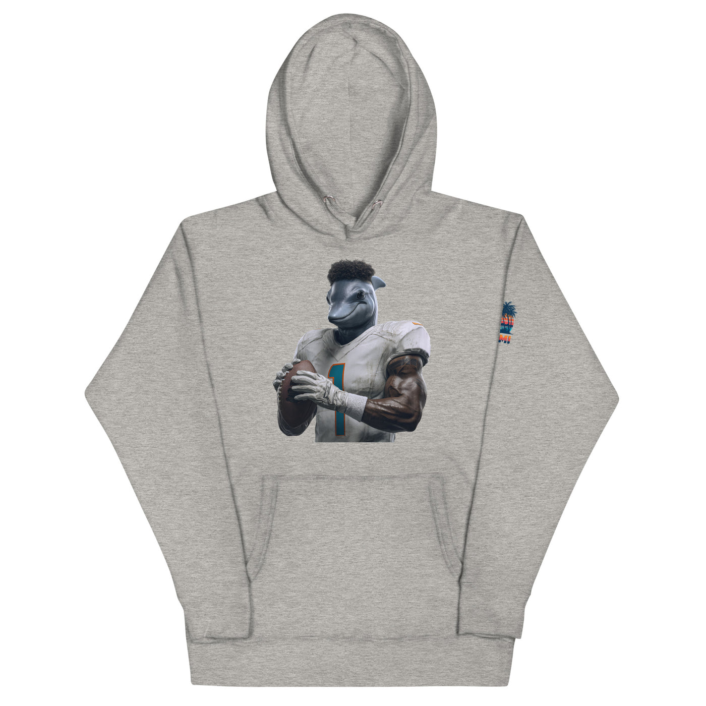 Dolphin 7 M Unisex Hoodie Carbon Grey