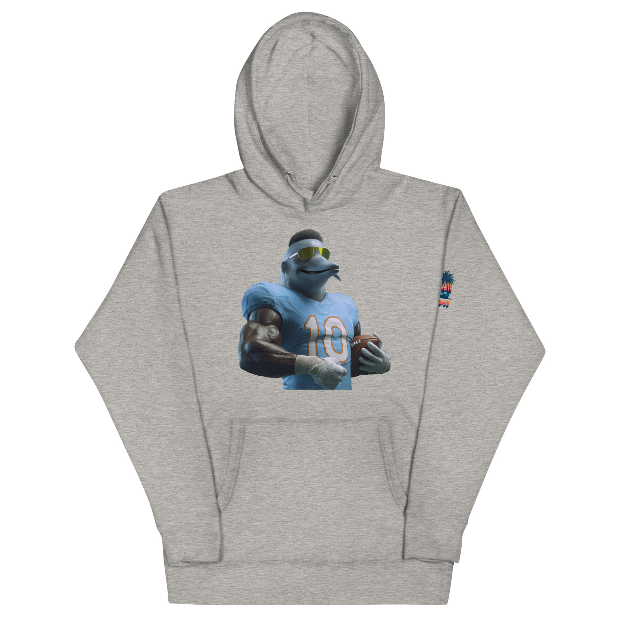 Dolphin 9 M Unisex Hoodie Carbon Grey