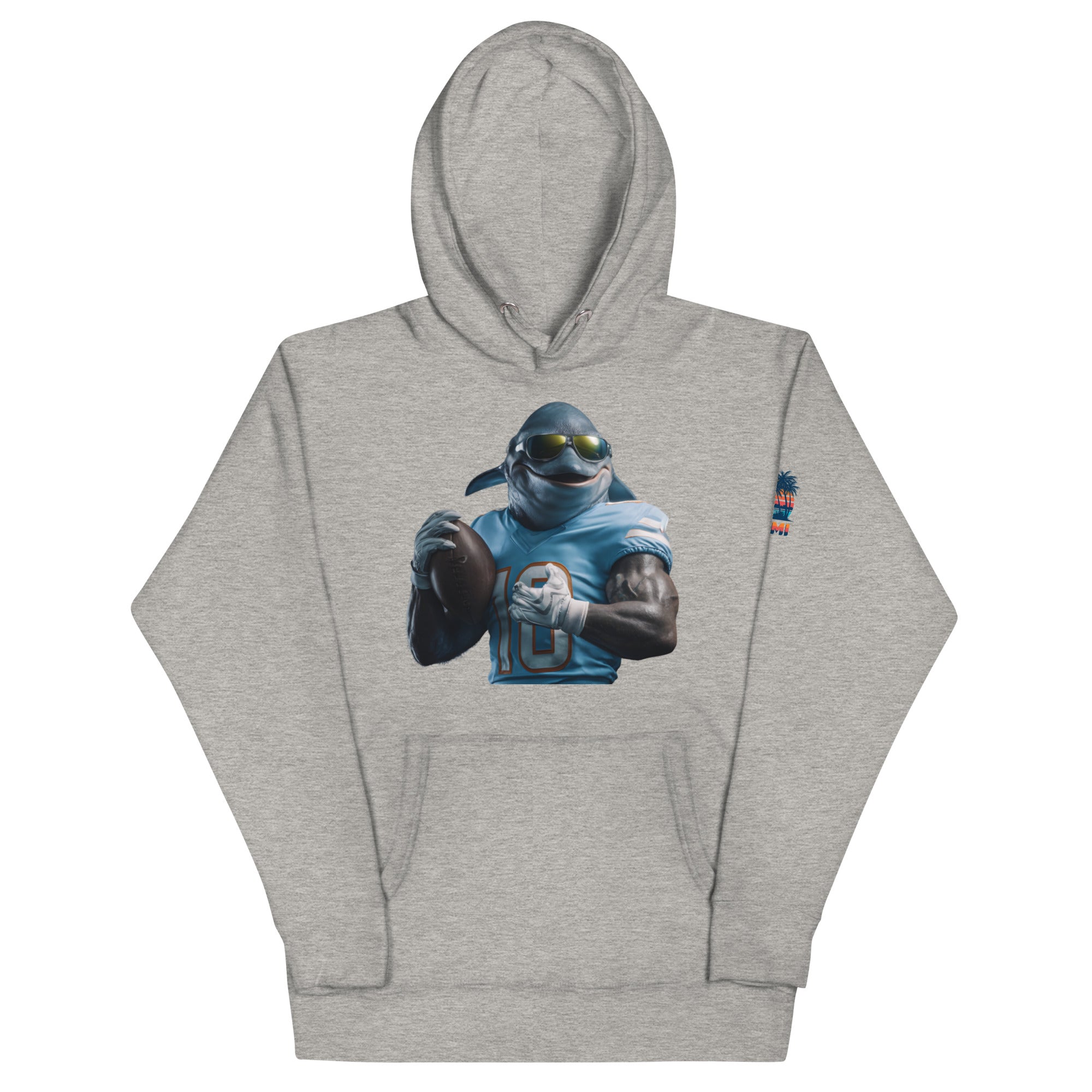 Dolphin 10 M Unisex Hoodie Carbon Grey